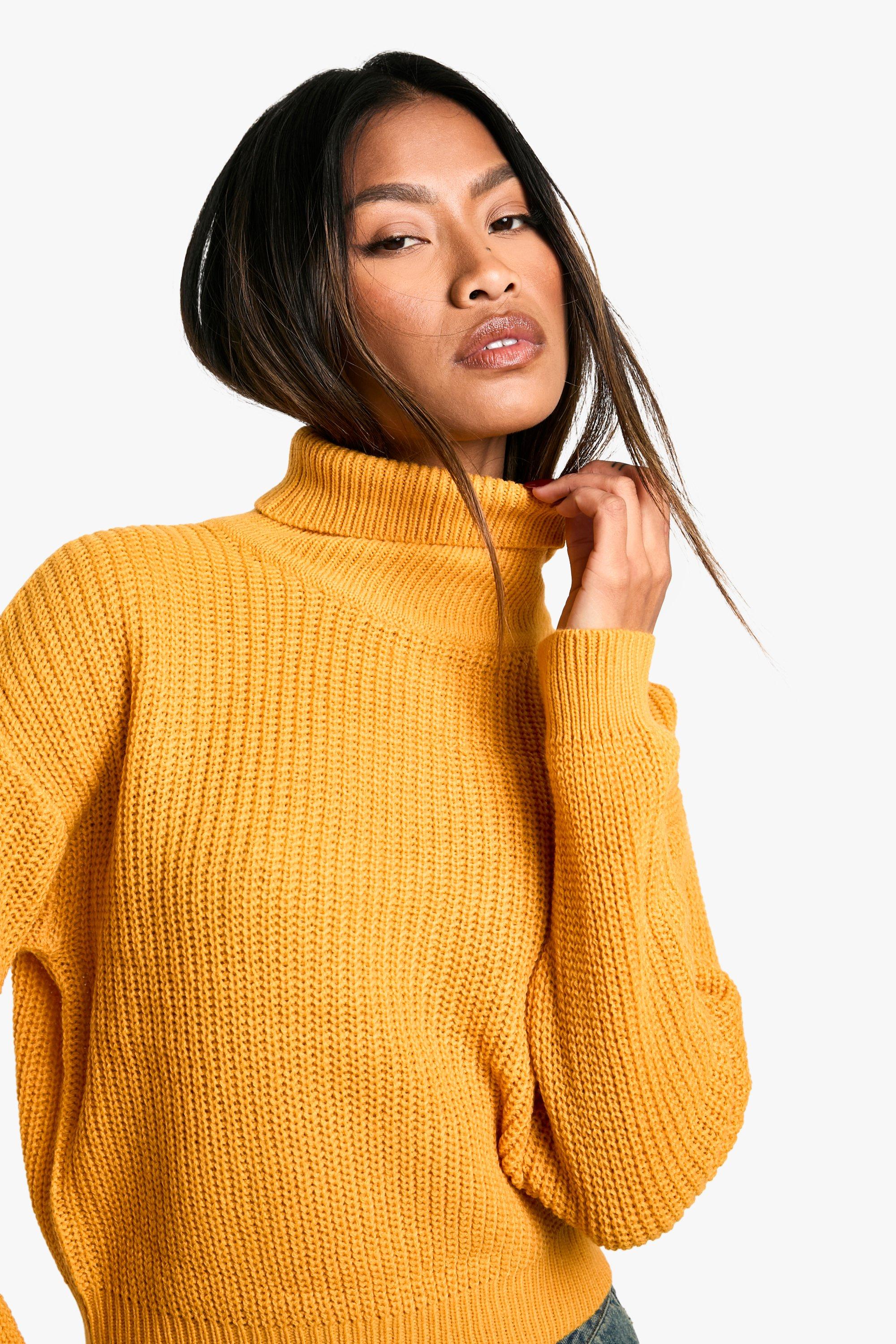 Basic Roll Neck Crop Jumper