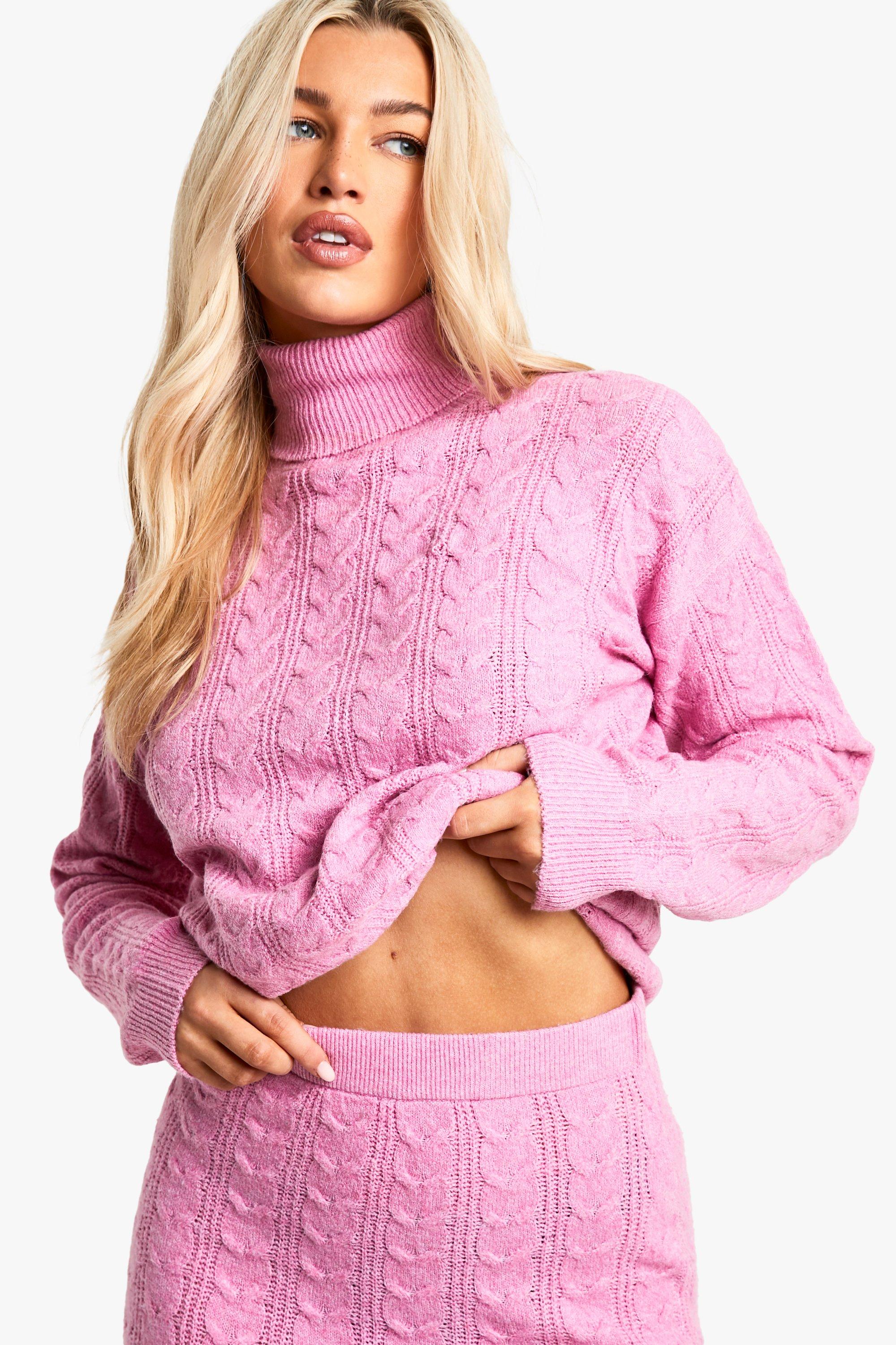 Pink skirt jumper best sale