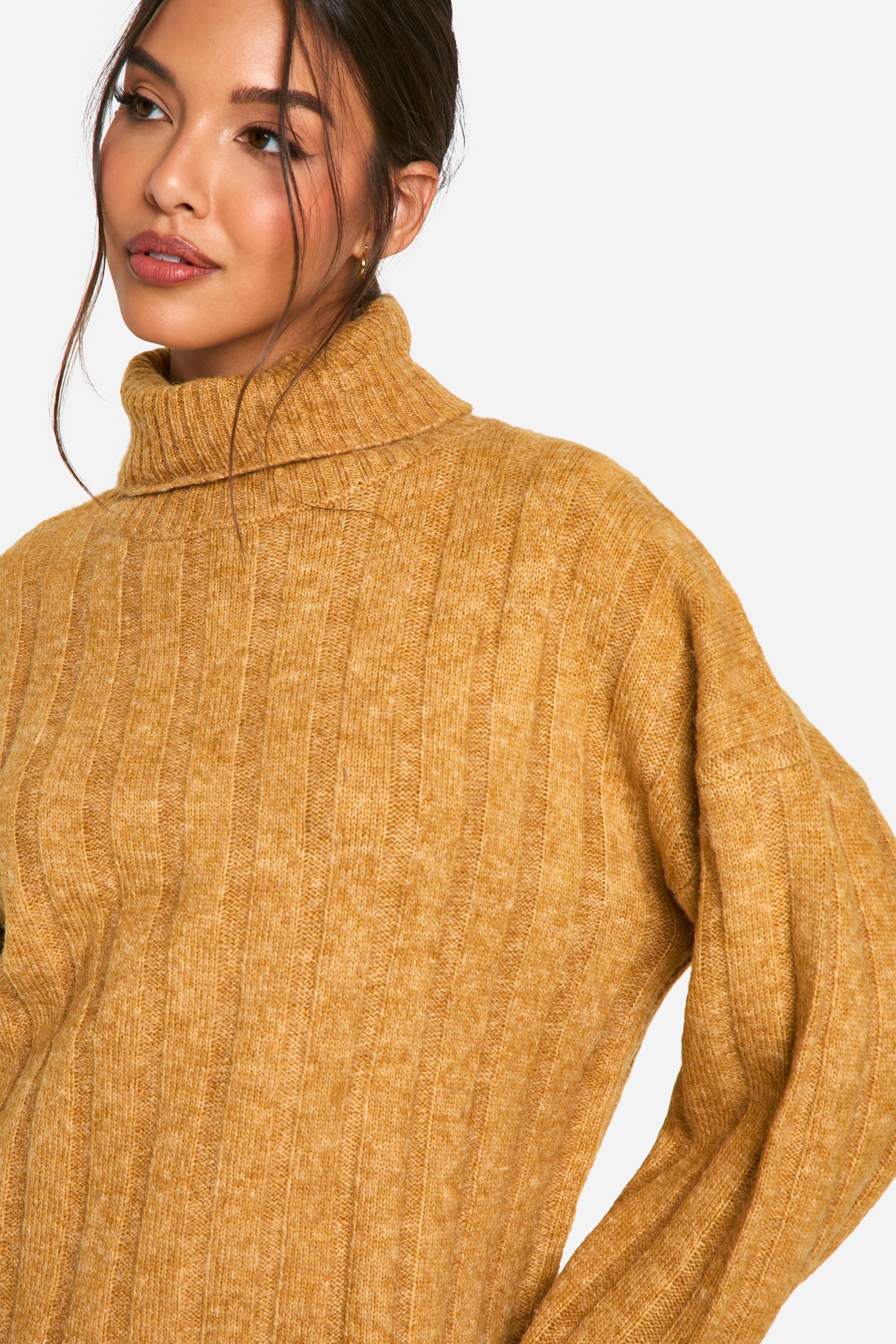 Mustard roll neck best sale