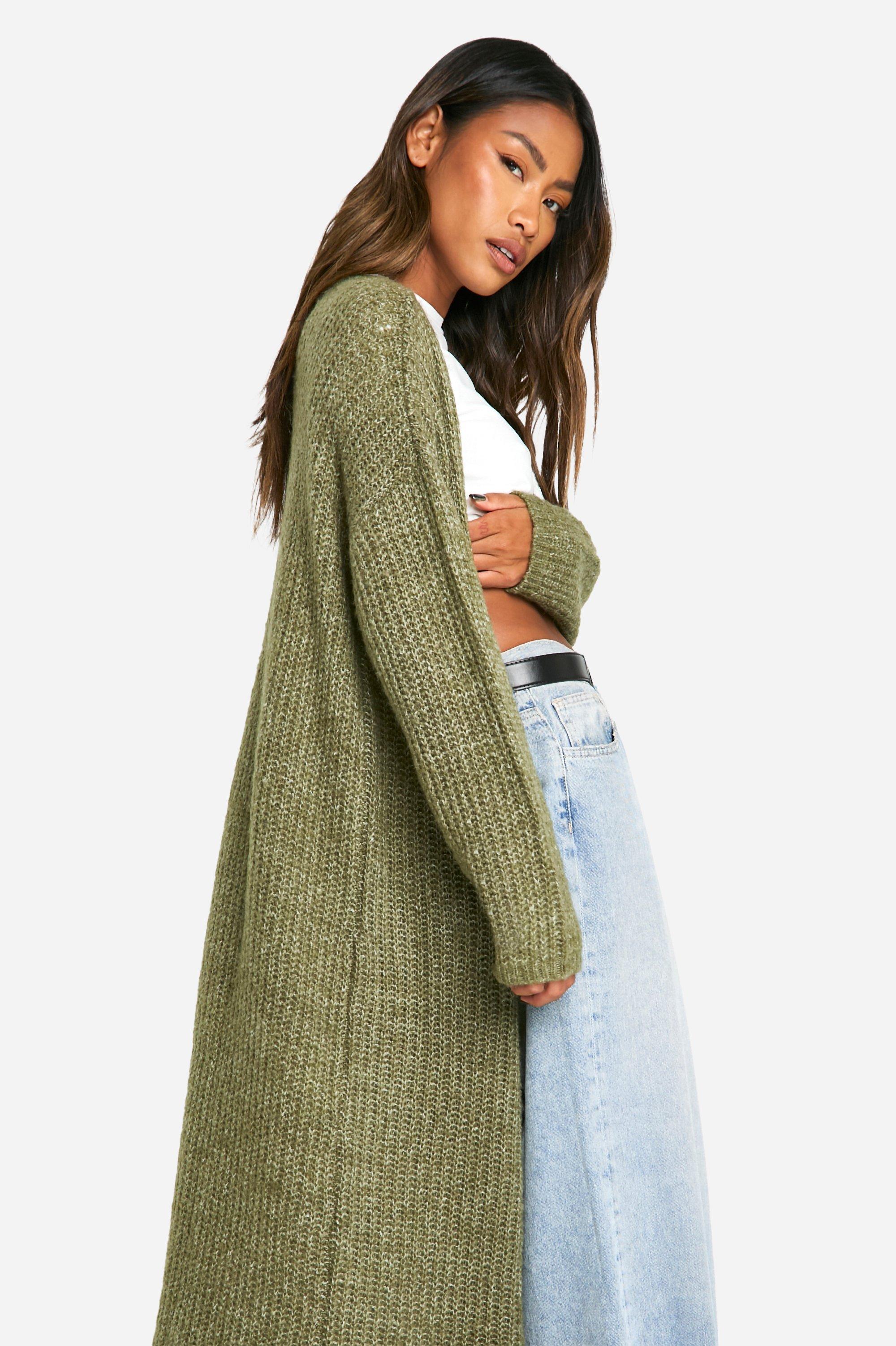 No sleeve long cardigan hotsell