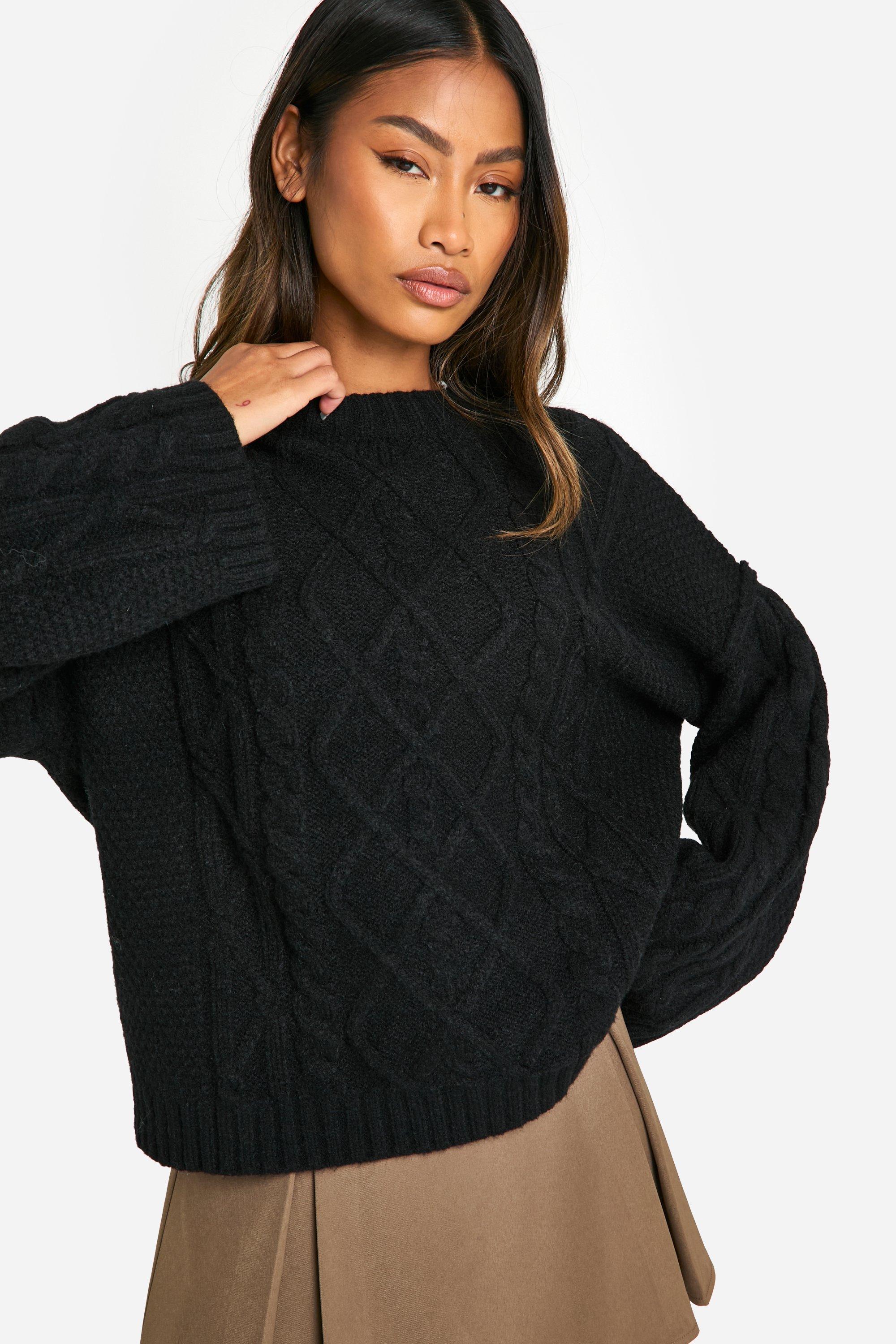 Boohoo knit jumper hot sale