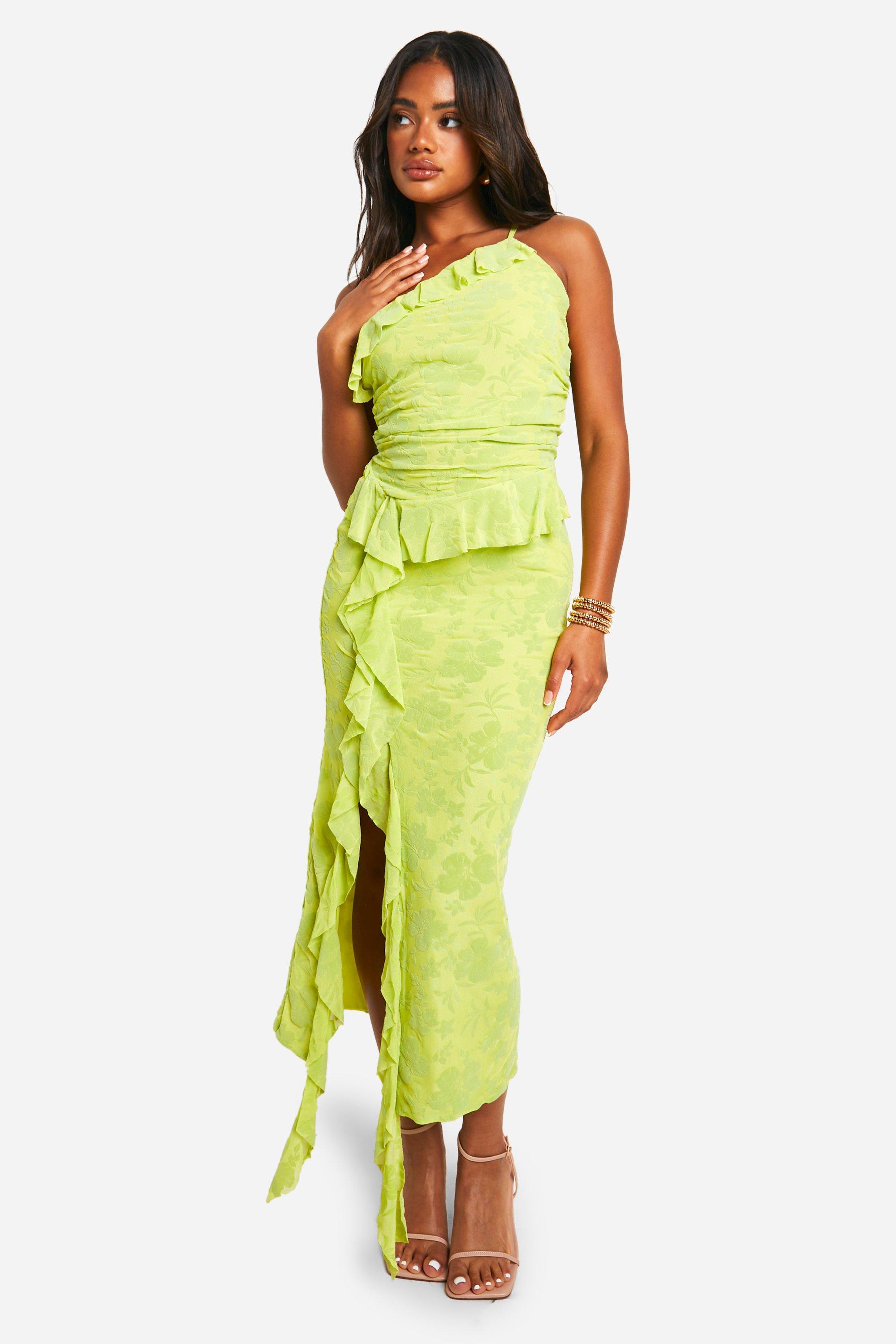 Robe mi longue asymétrique hotsell