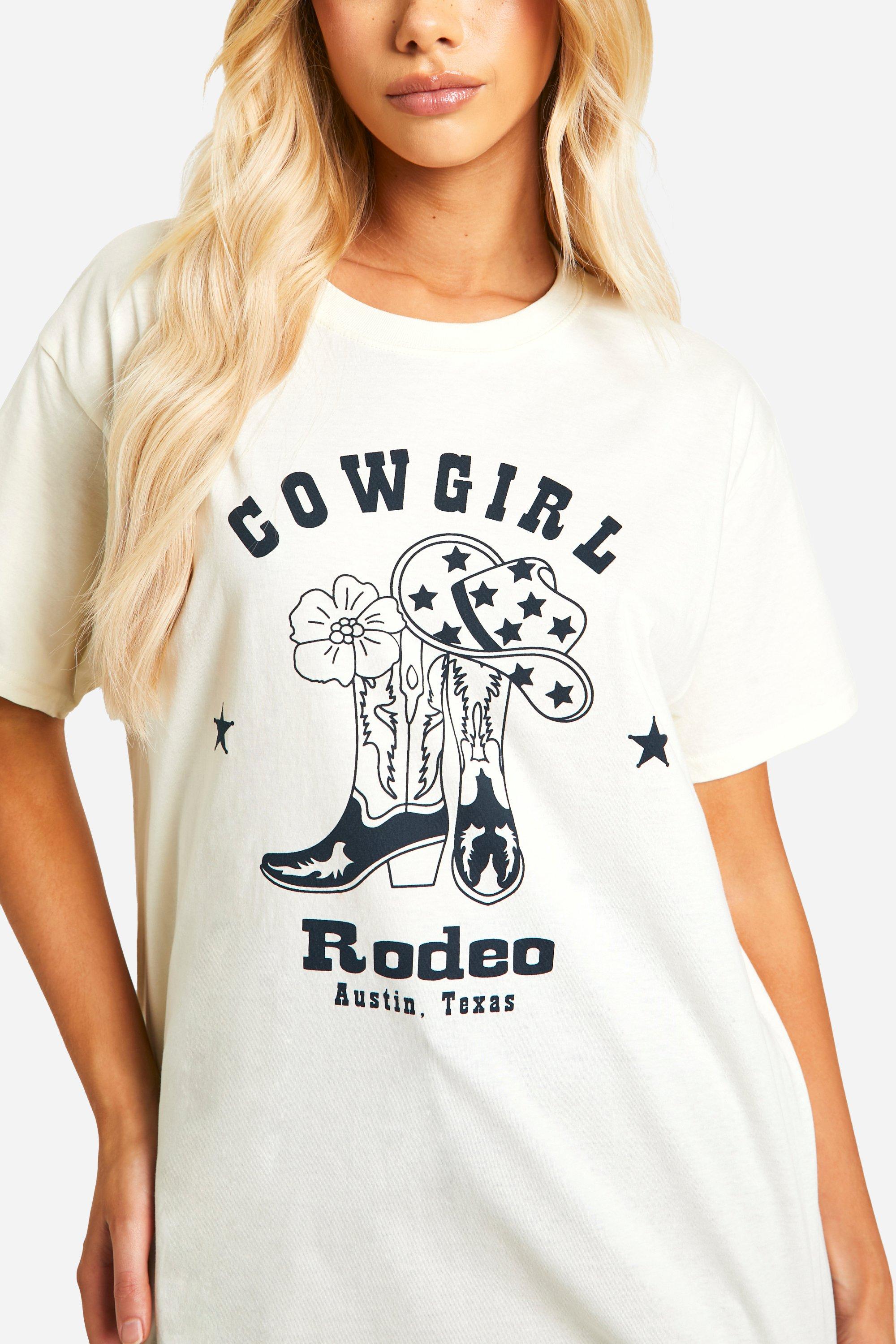 Women's rodeo t shirts top