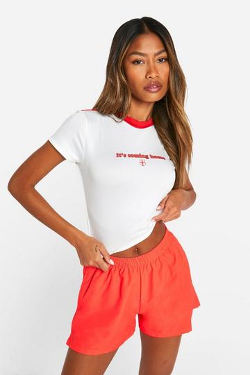 It's Coming Home Football Tee white