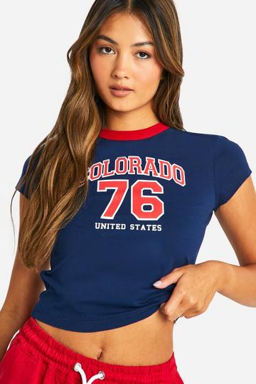 Kort Colorado 76 T-Shirt navy