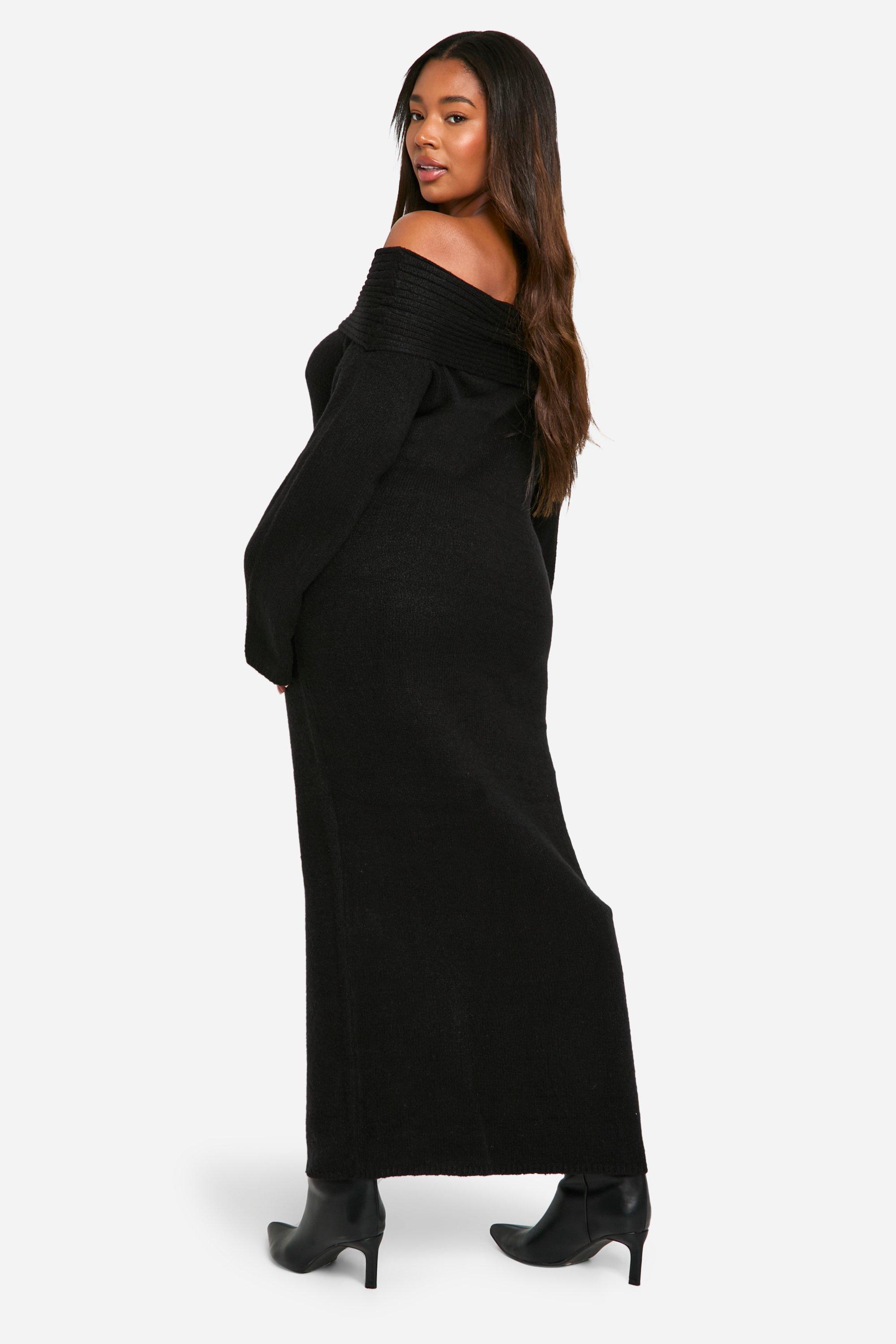 Oversized knitted jumper dress hotsell