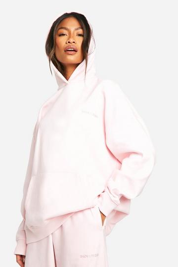 Dsgn Studio Embroidered Oversized Hoodie light pink