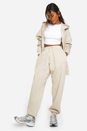 Dsgn Studio Embroidered Cuffed Oversized Sweatpant stone