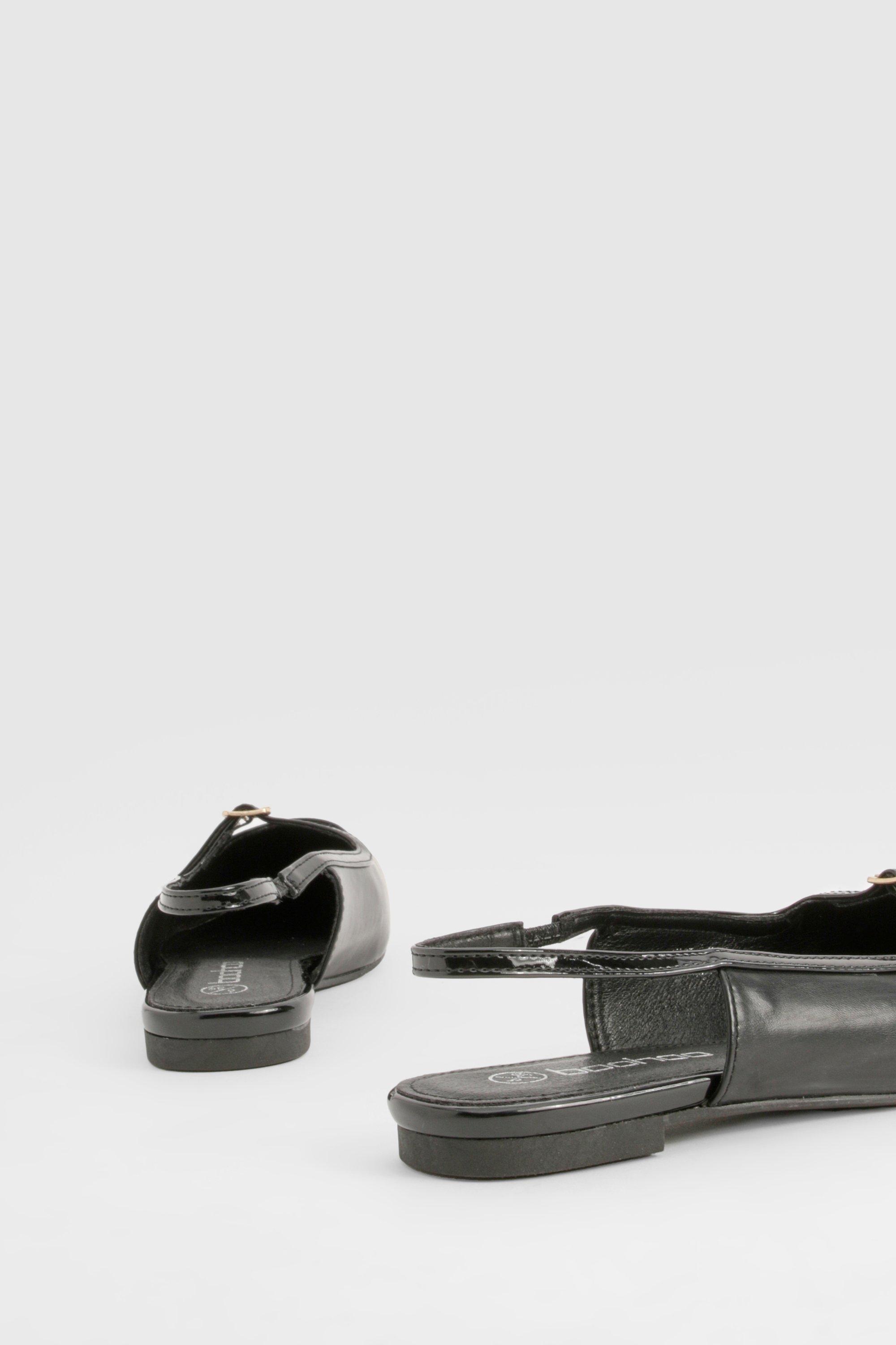 Wide width slingback flats new arrivals