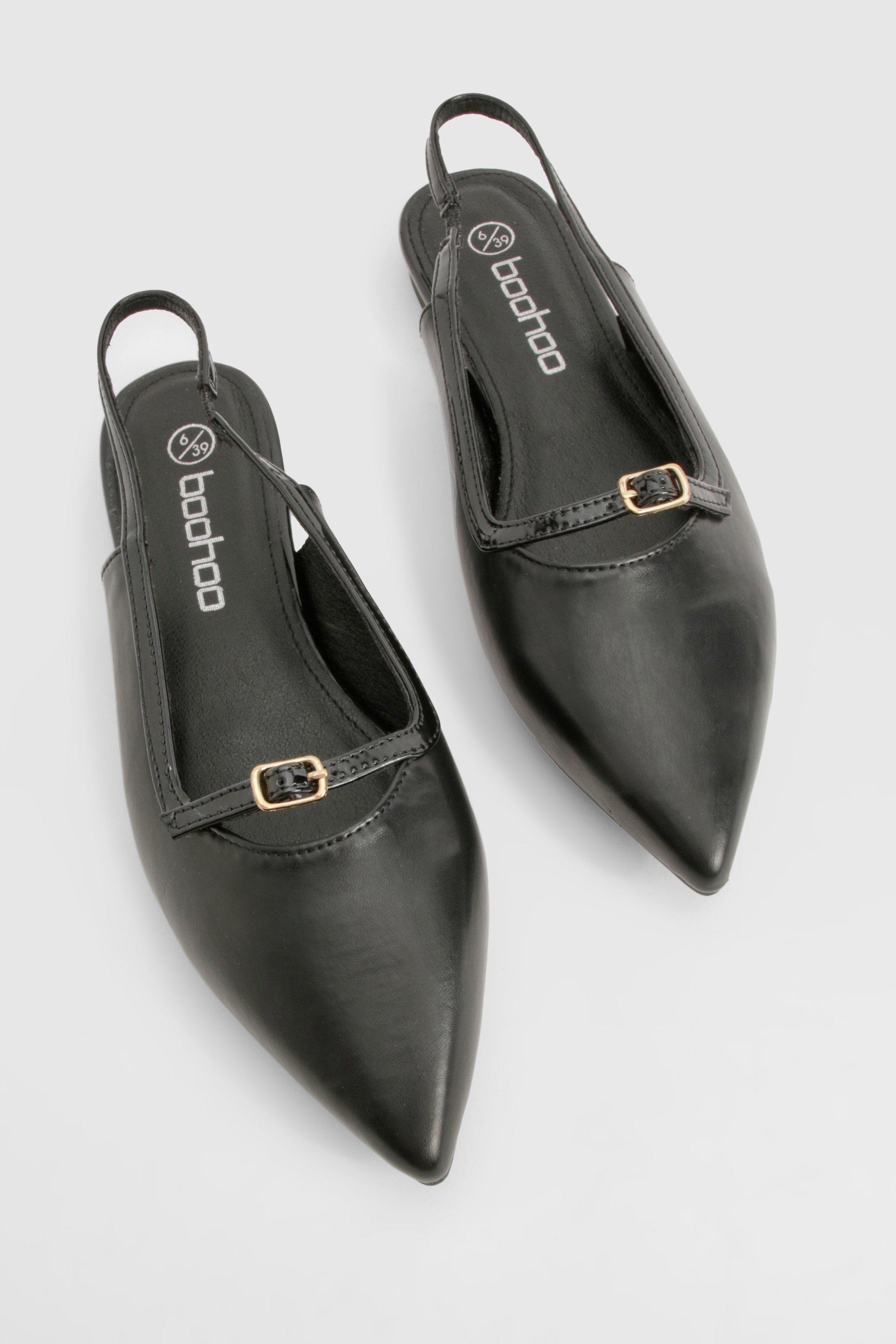 Wide width slingback flats sales