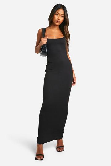 Super Soft Square Neck Maxi Dress black