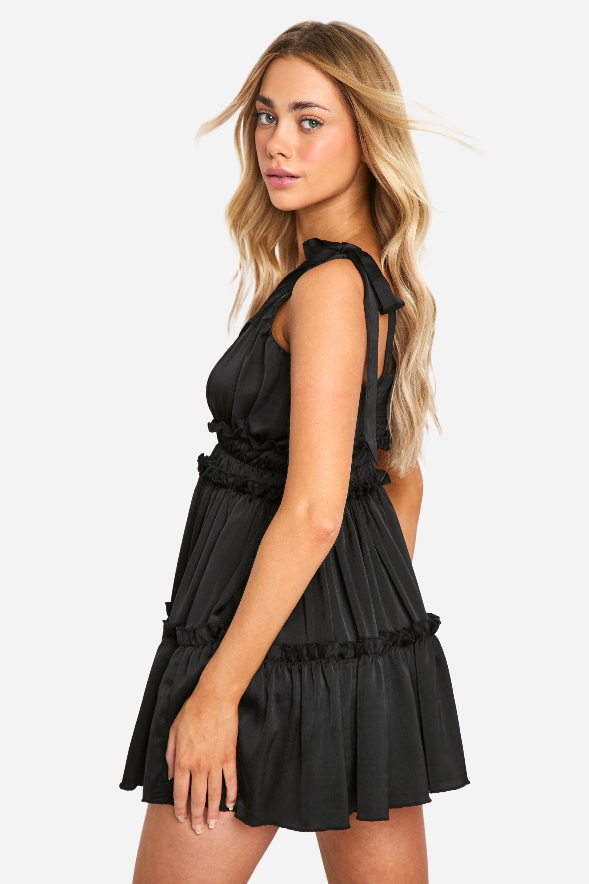 Tiered skater dress sales