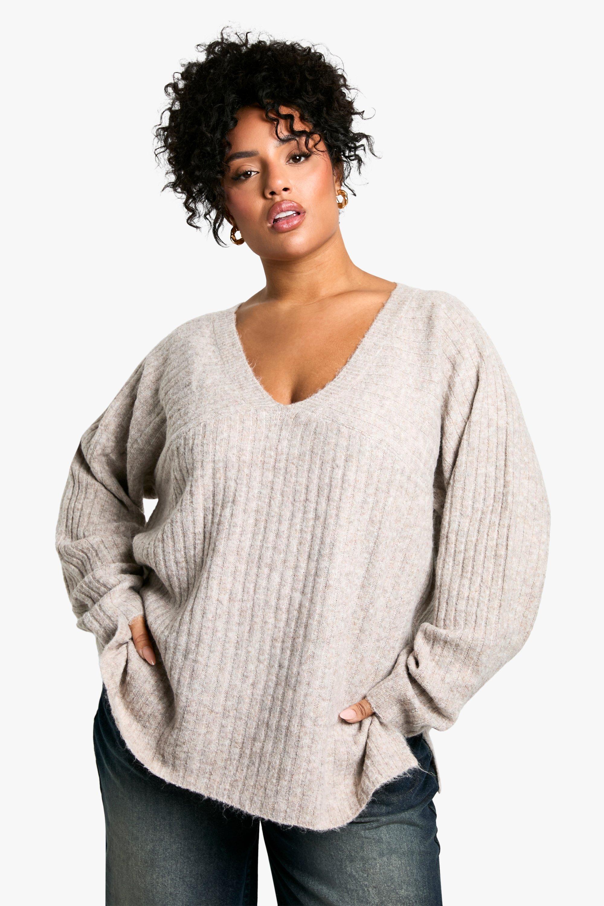 Pull long grande taille sale