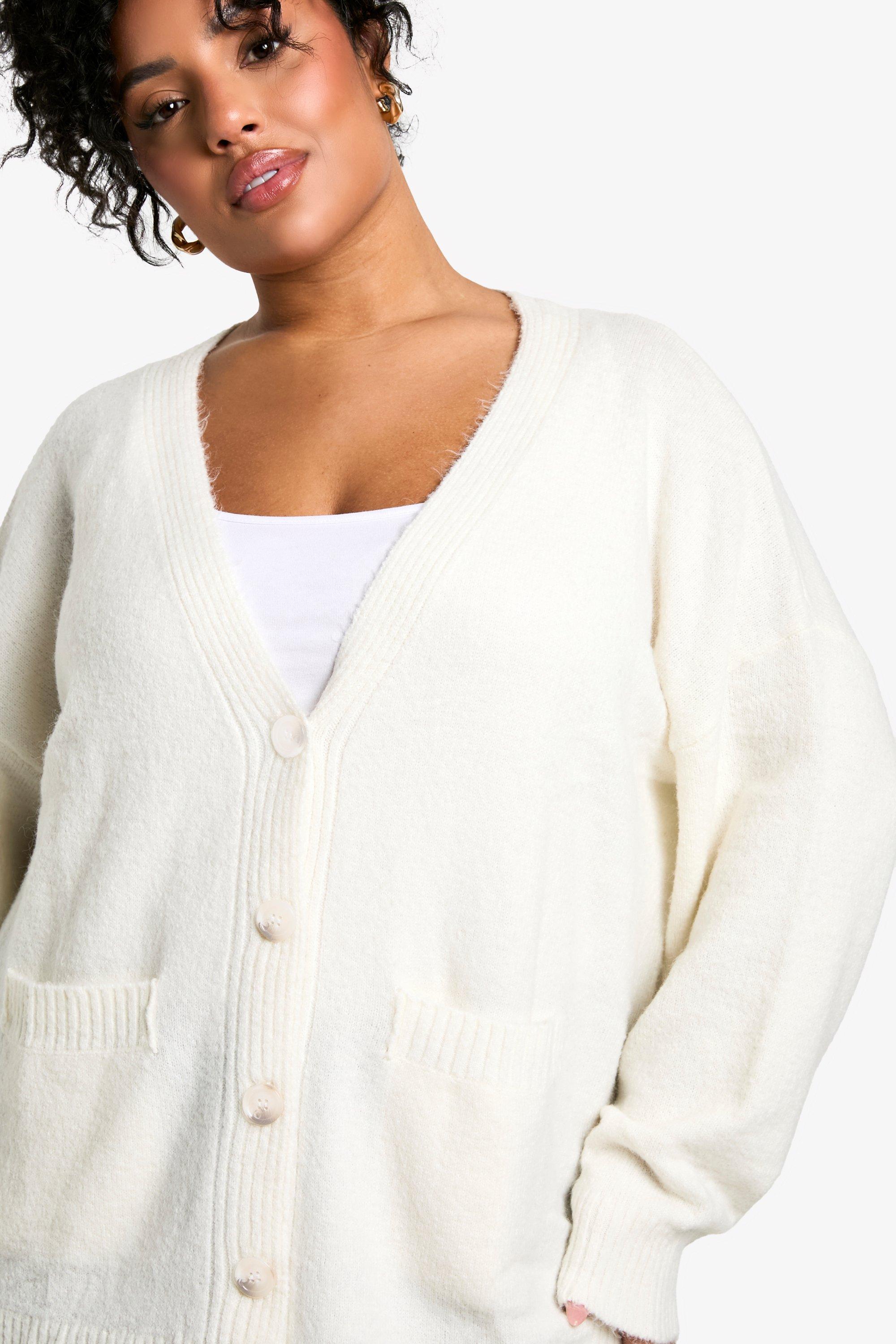 Boohoo plus cardigan hotsell