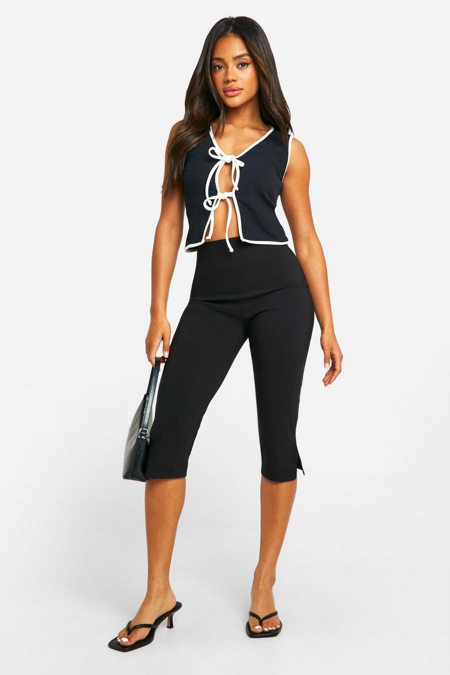 Black bossi sportswear vertical logo print t shirt item