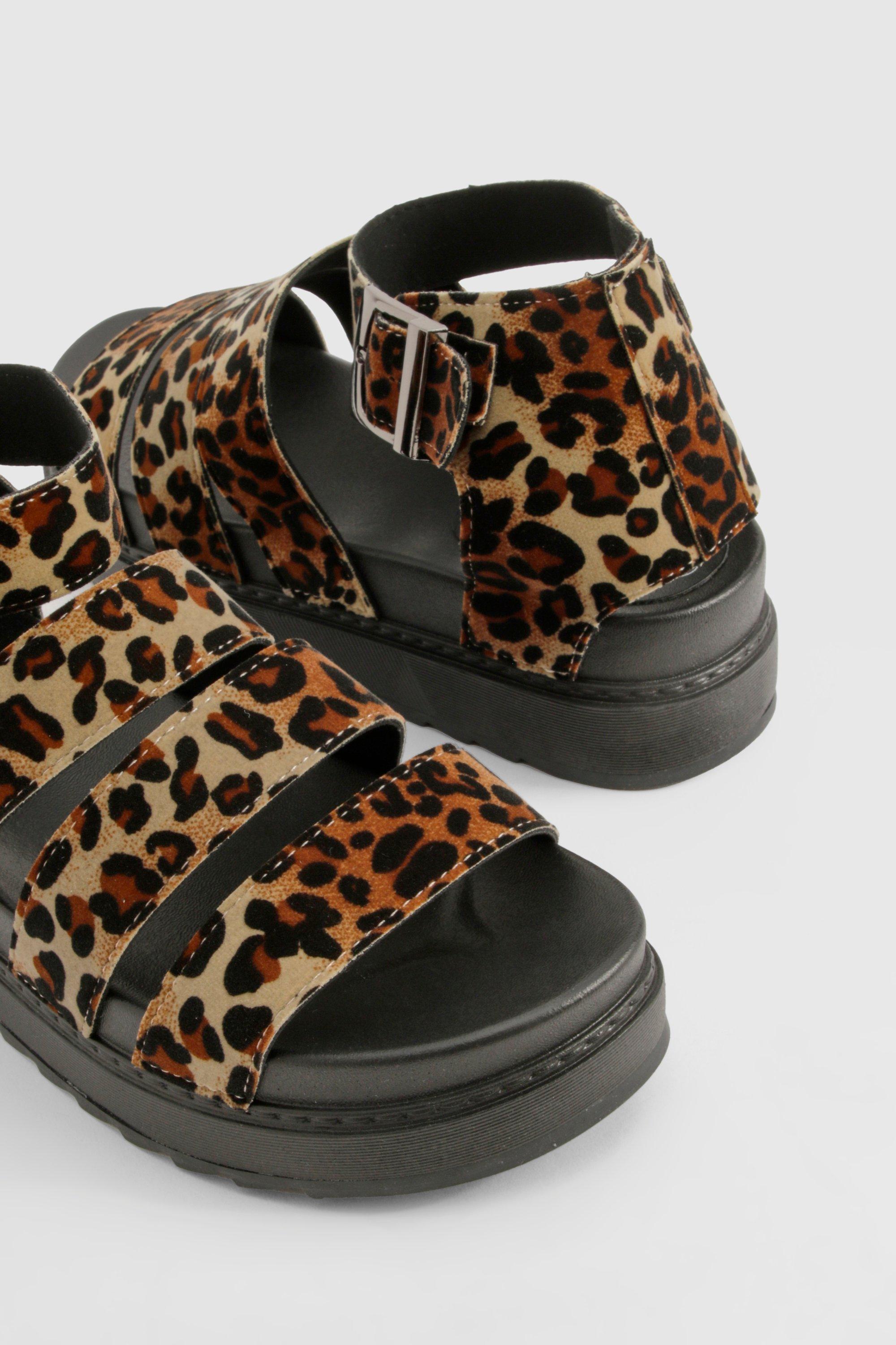 Sandale plateforme leopard online