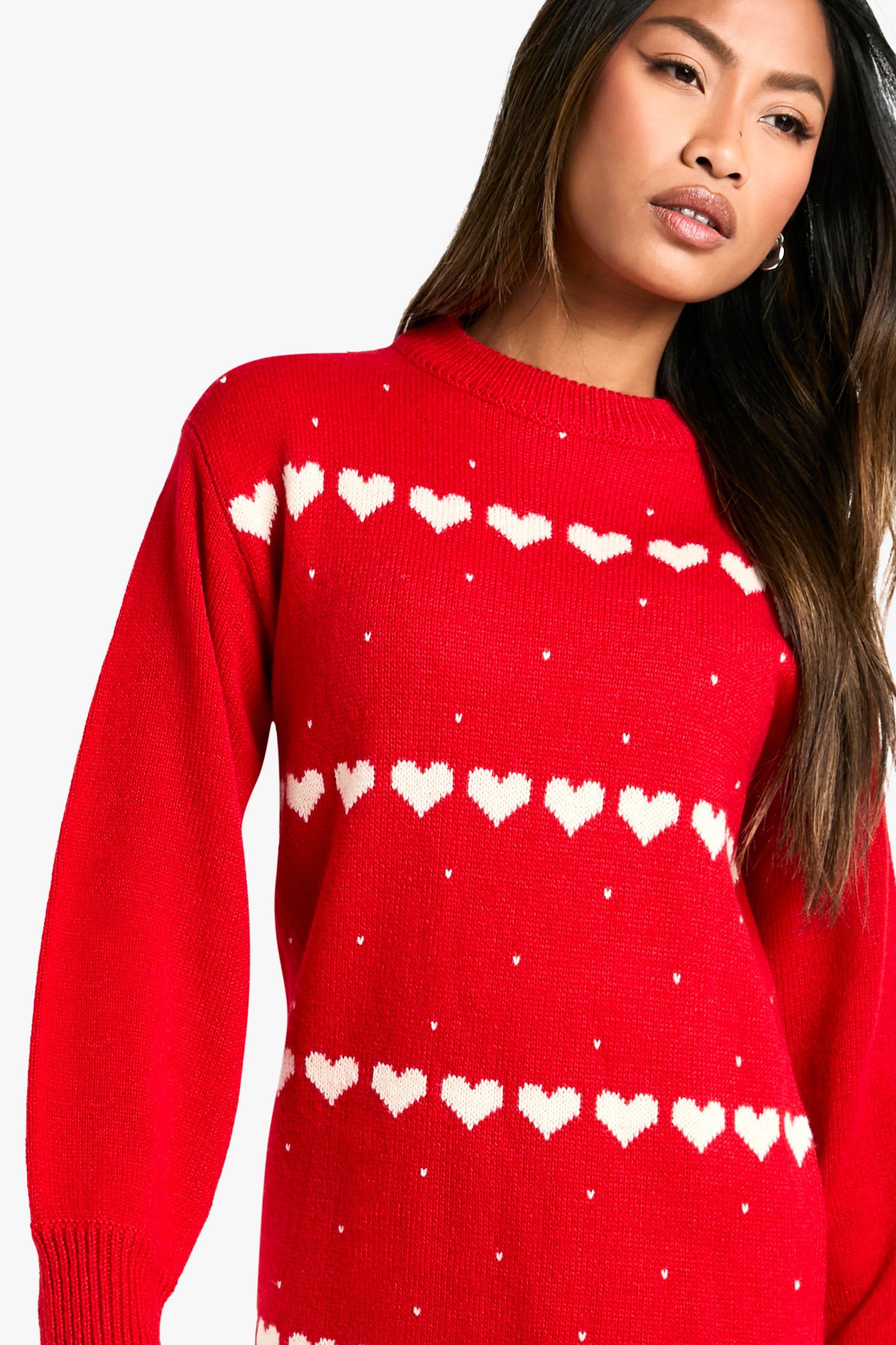 Robe en laine motif noel top