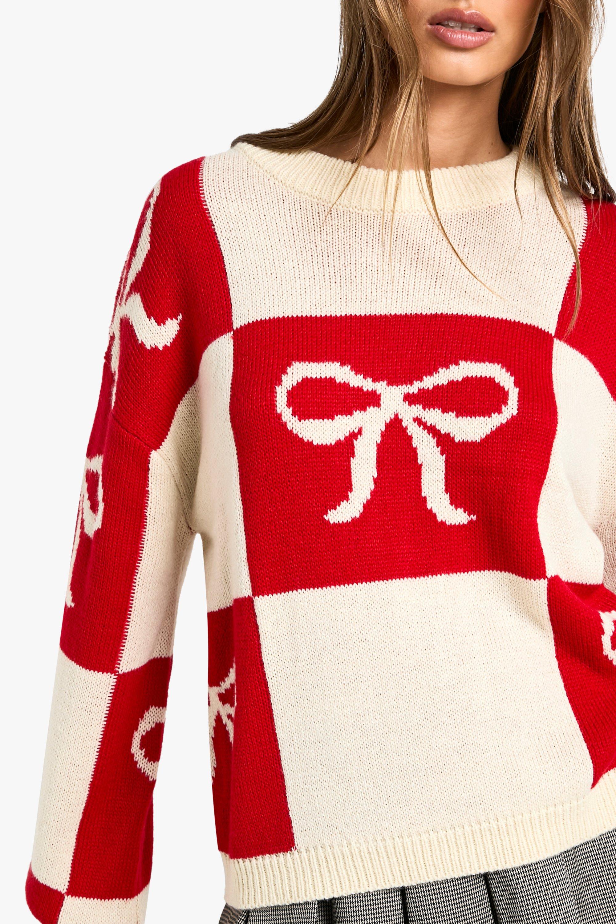Bow Christmas Jumper