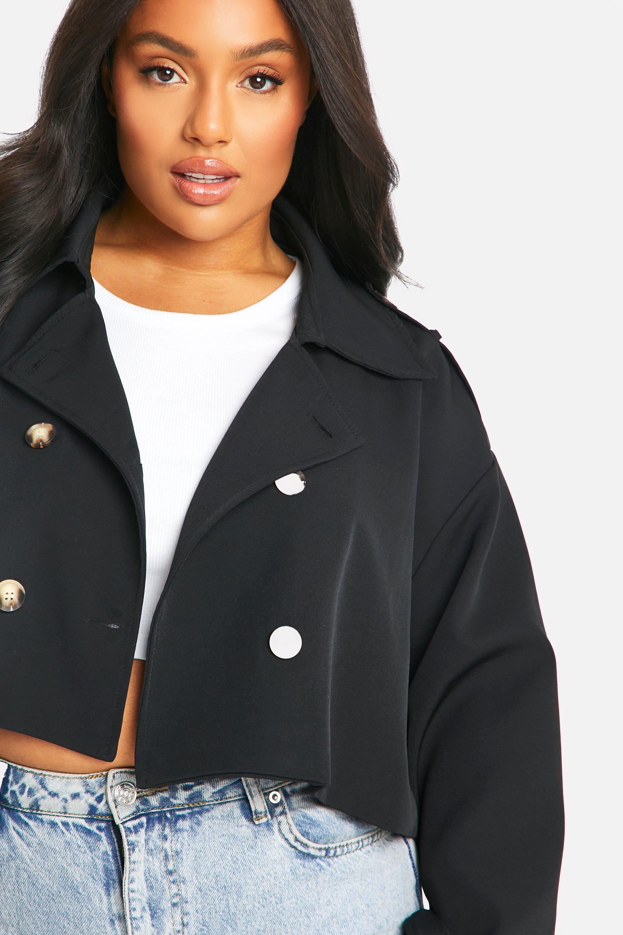 Trench court femme grande taille outlet