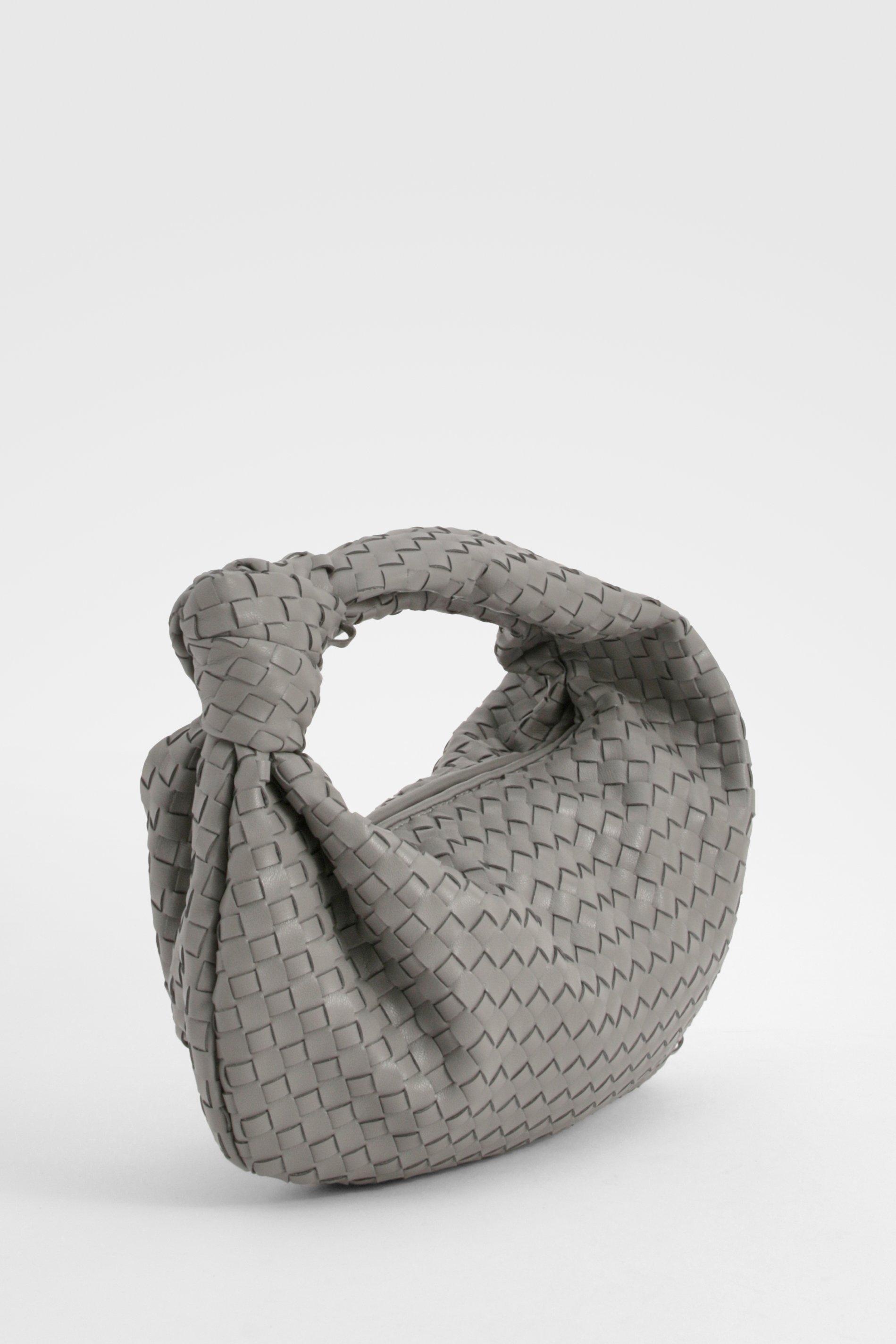 Woven Knot Handle Grab Bag boohoo CA