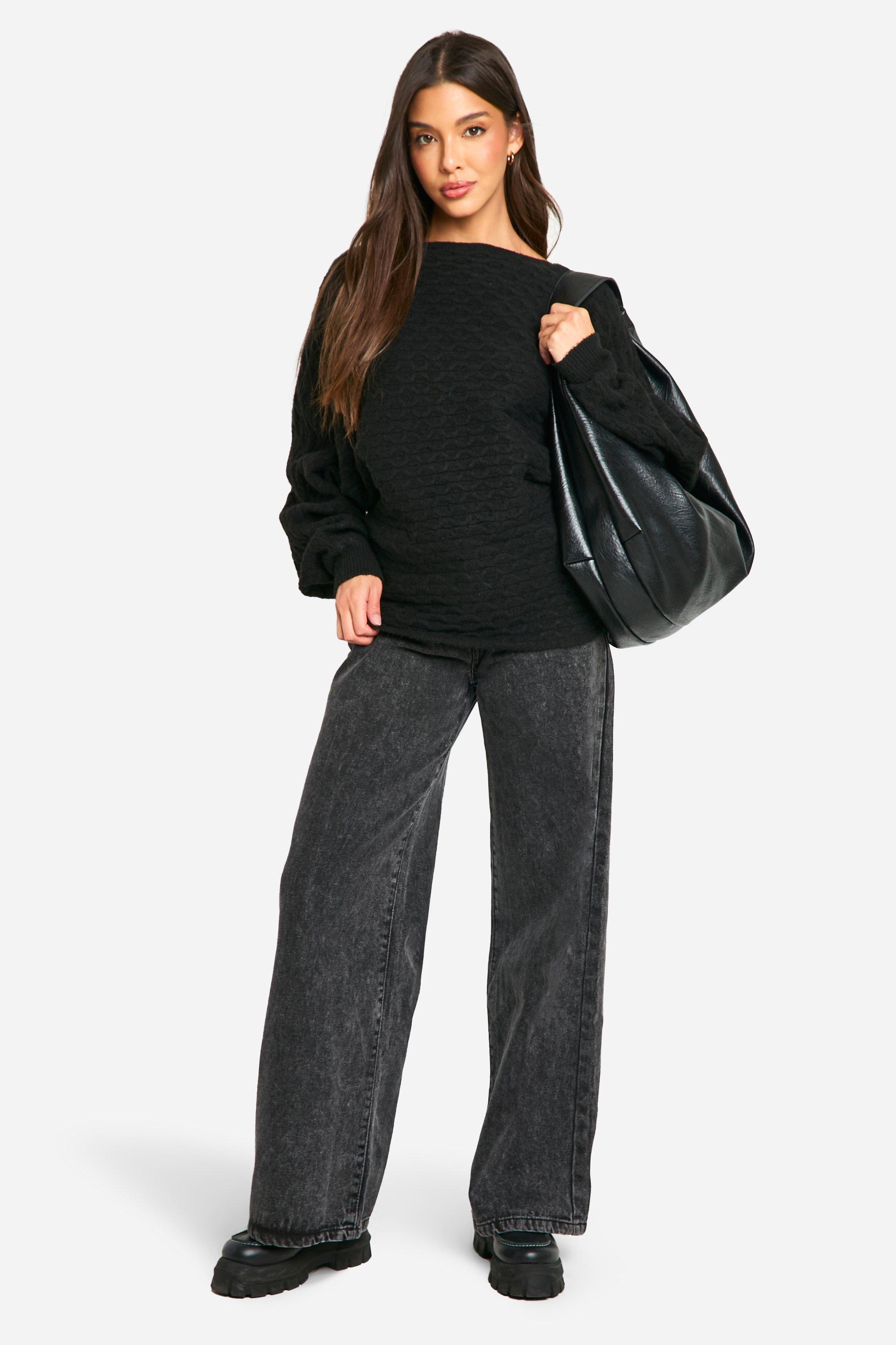 Black twist back jumper best sale