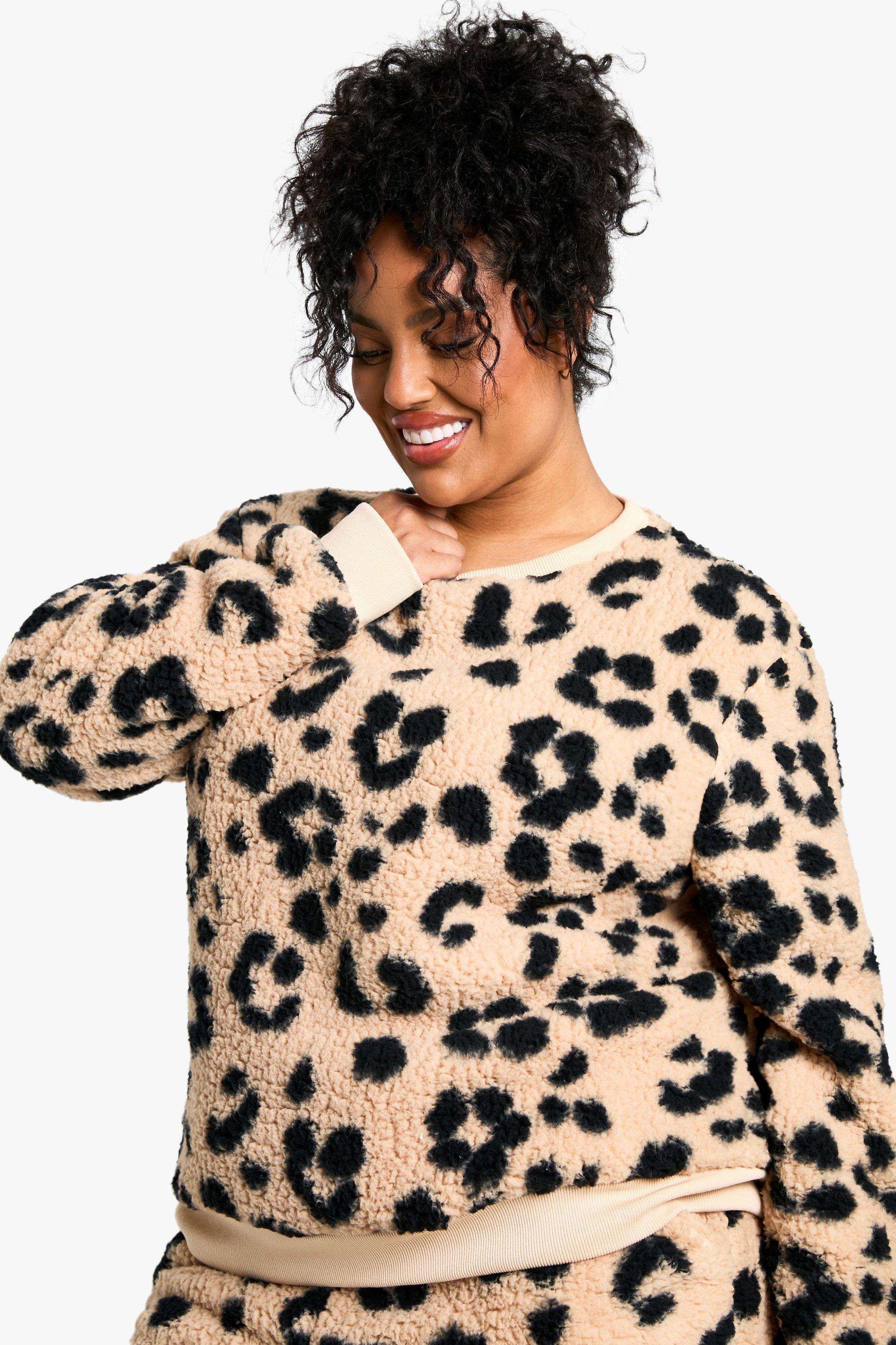 Maglia leopardata clearance