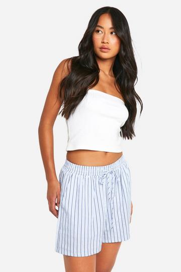 Textured Stripe Short light blue