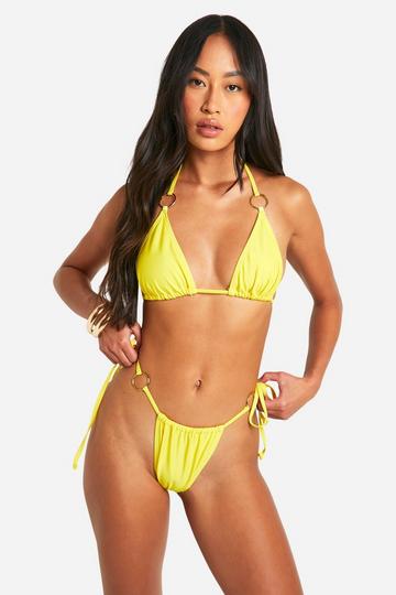 Ring Detail Bikini lemon