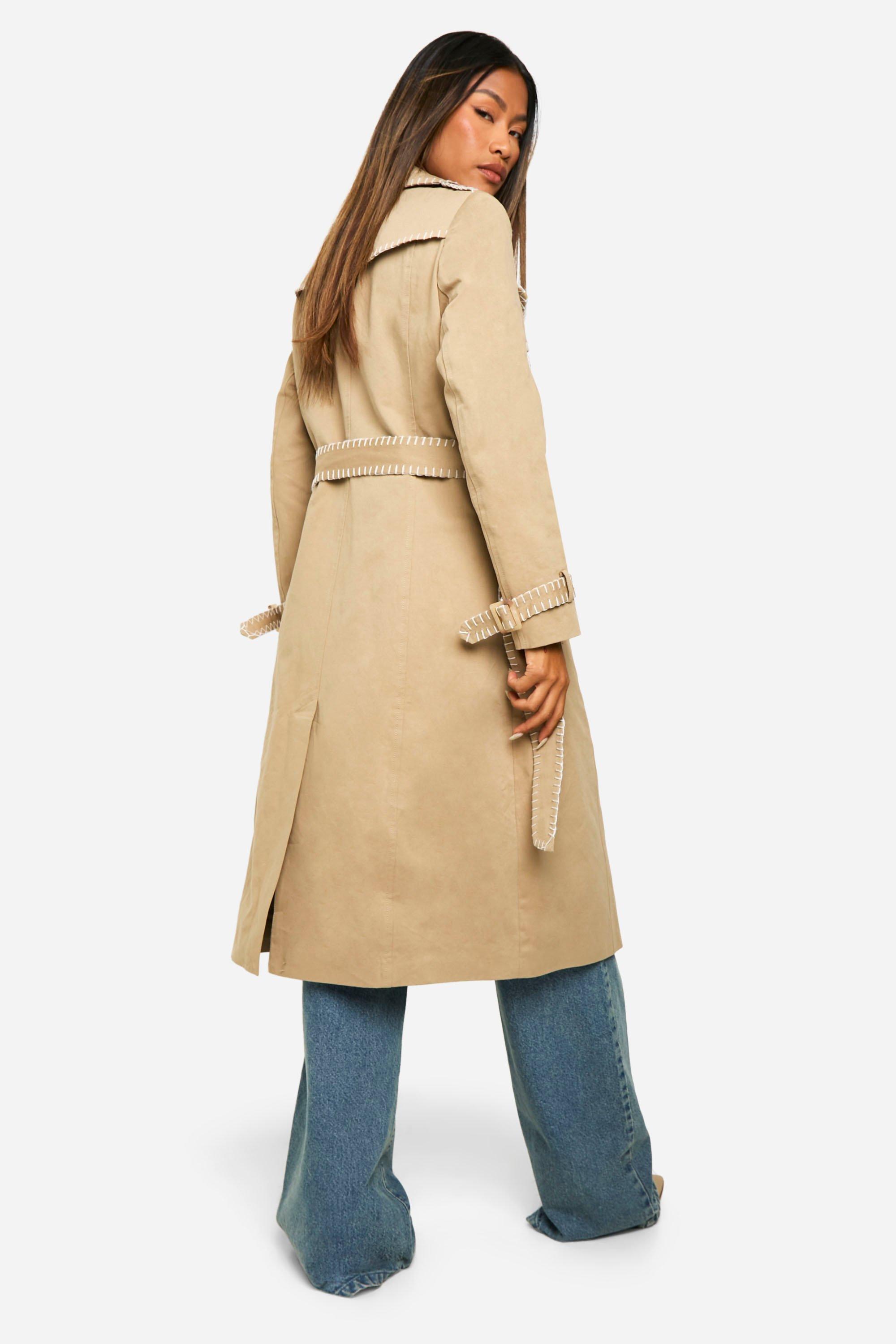 Tailored trench coat women's new arrivals