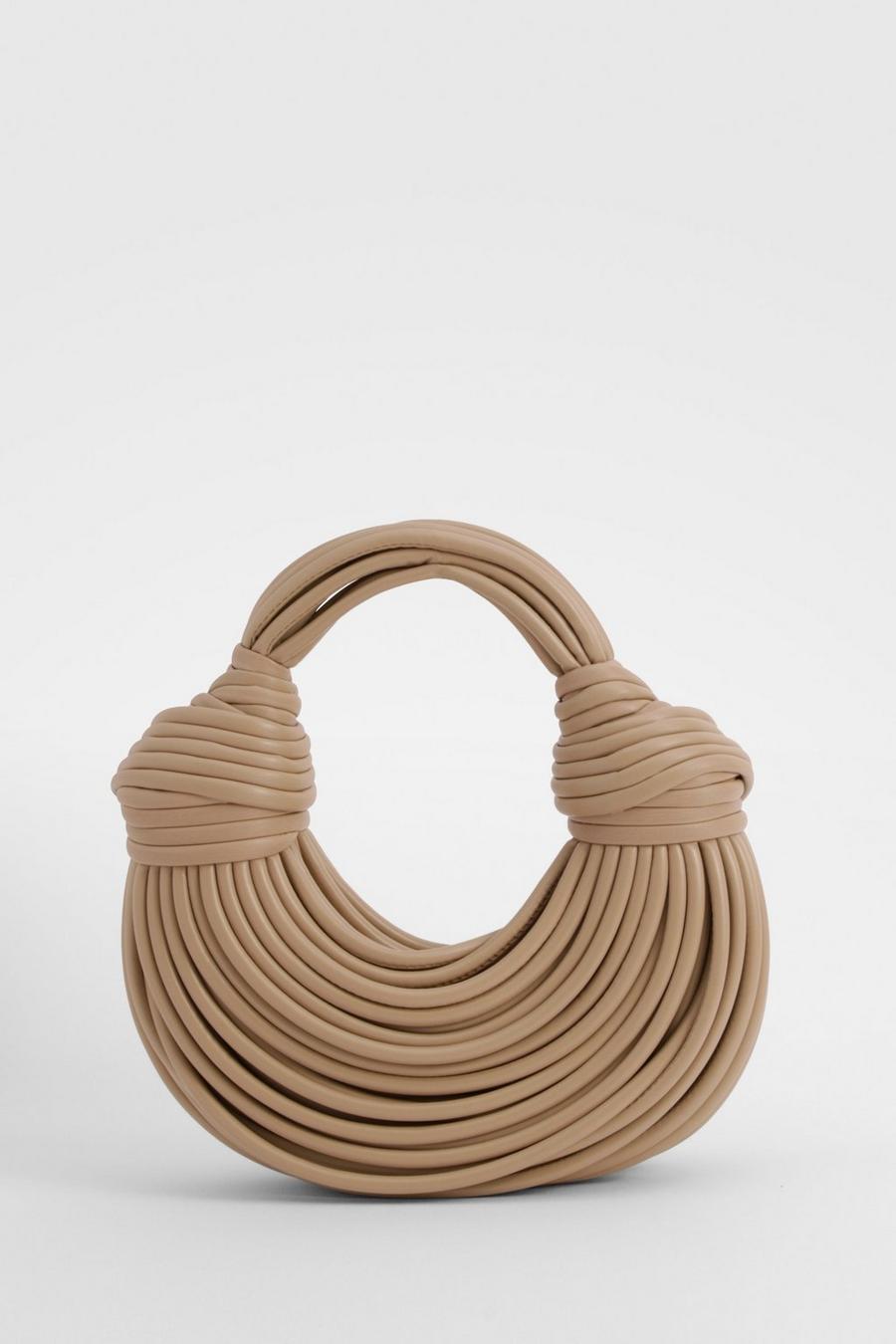 Nude Knot Detail Strappy Grab Bag