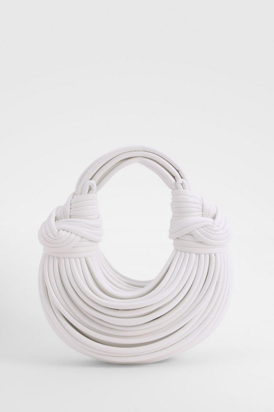 White Knot Detail Strappy Grab Bag image number 1