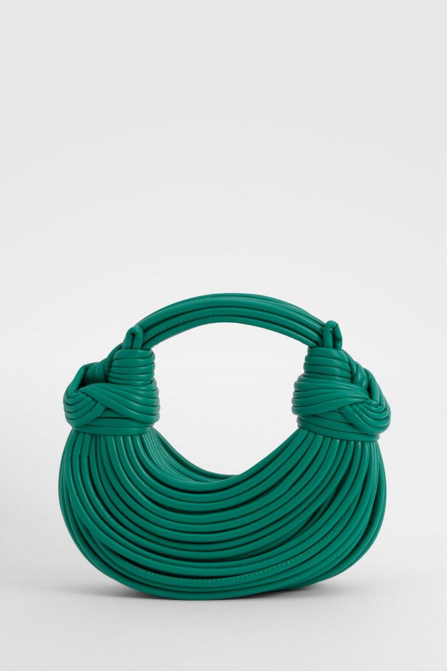 Green Knot Detail Strappy Grab Bag