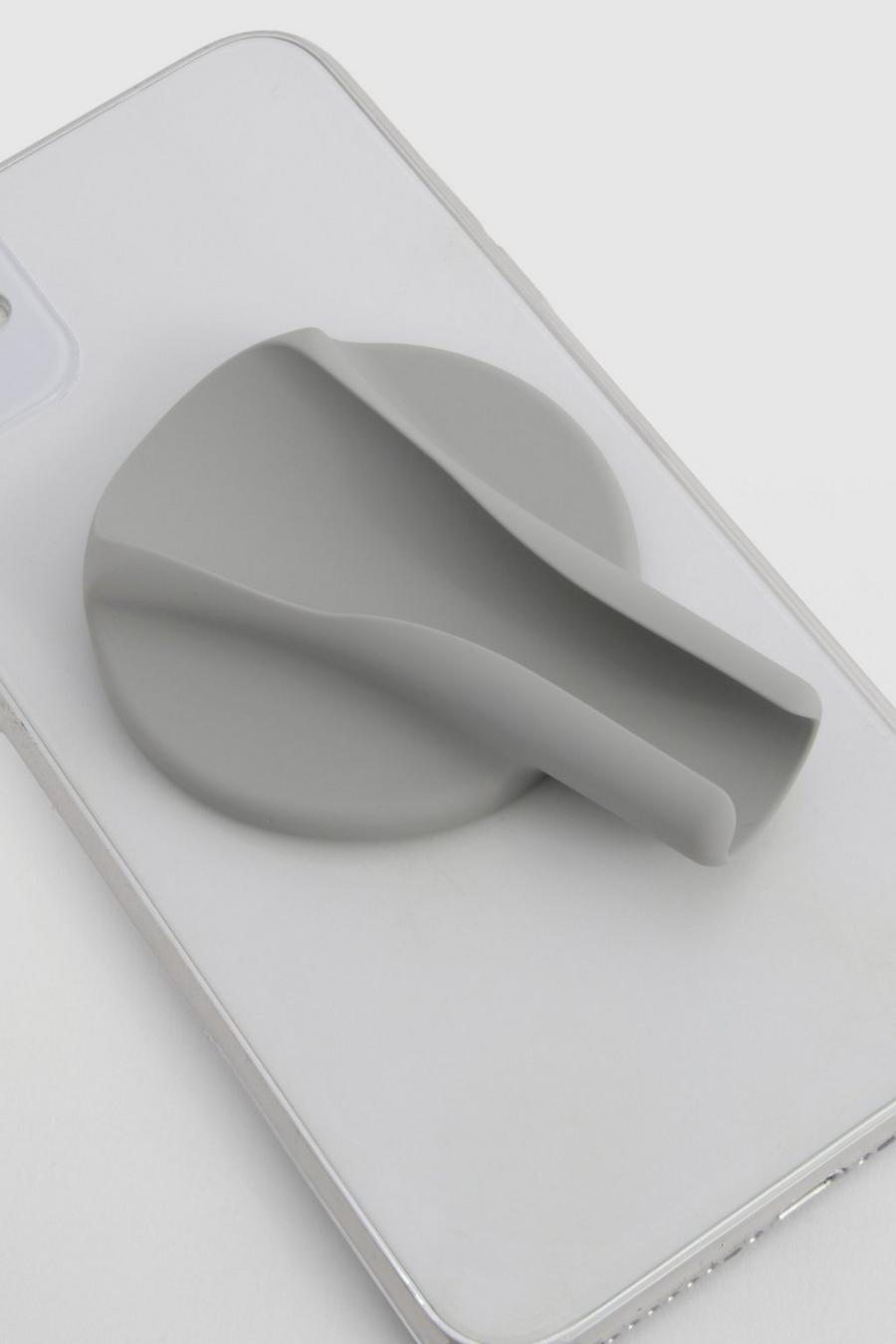 Grey Universal Lip Holder Phone Magnet image number 1