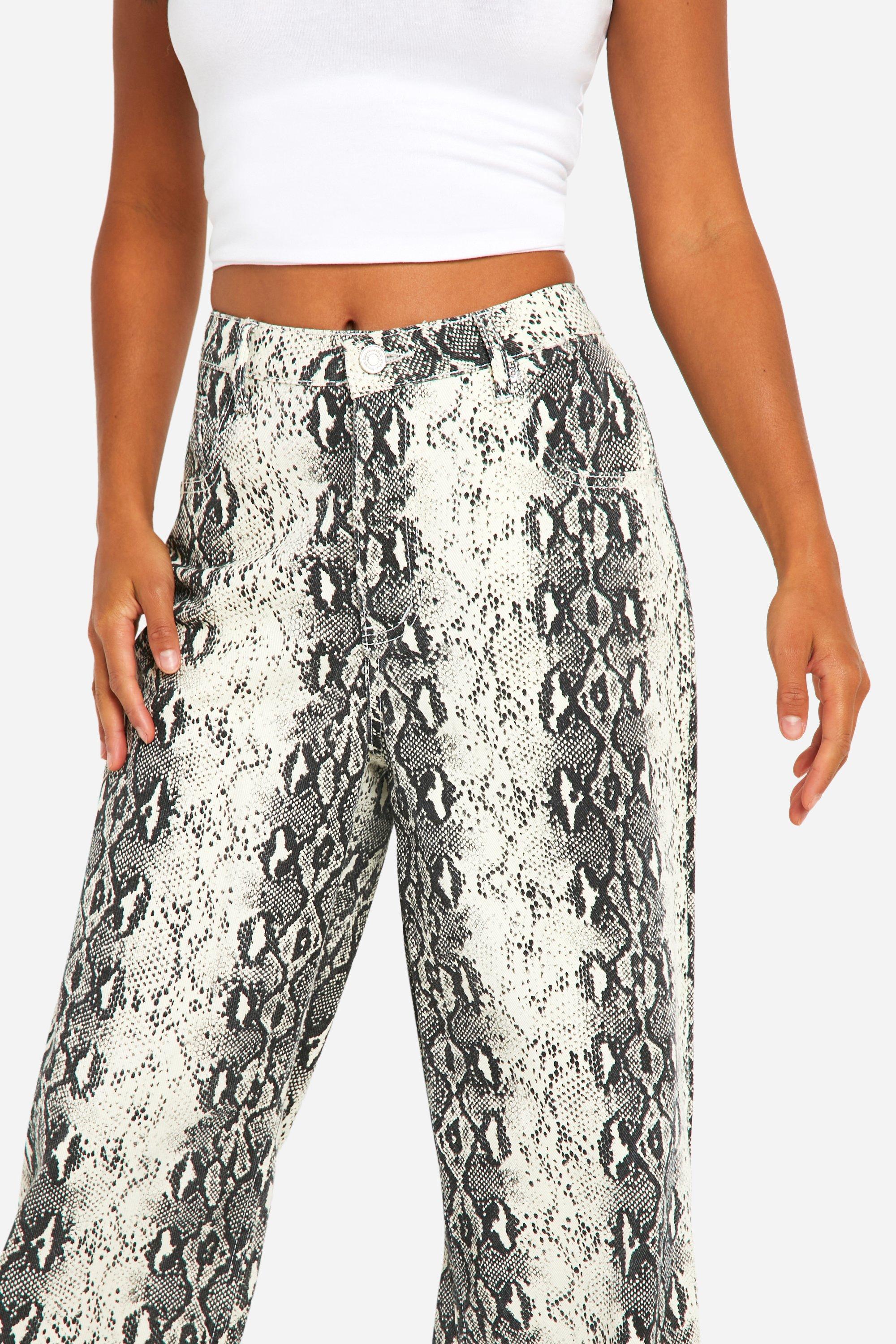 Jeans femme imprimé best sale