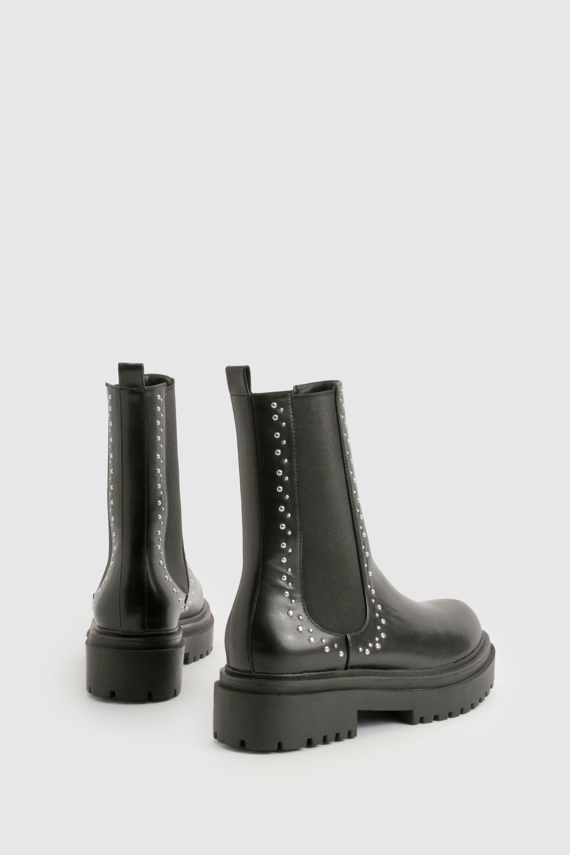 Studded chelsea boots womens online