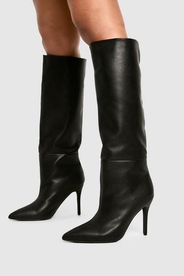 Stiletto Knee High Boots black