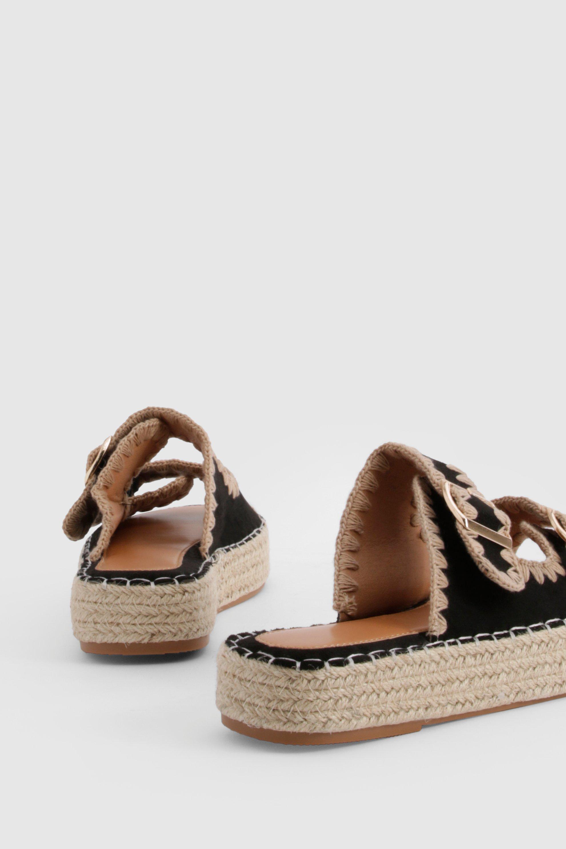 Black espadrille platform sandals online