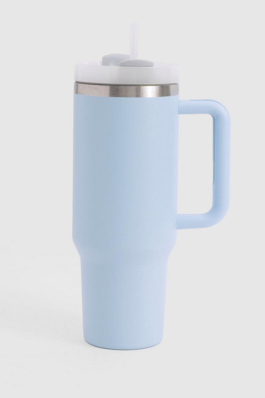 Blue Stainless Steel Large Travel Cup