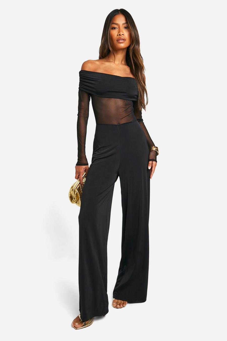 Women's off-the-shoulder jumpsuit Women's off-the-shoulder jumpsuit