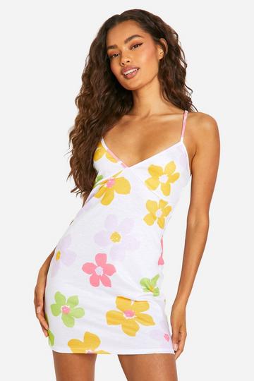 Floral Print Nightie pink