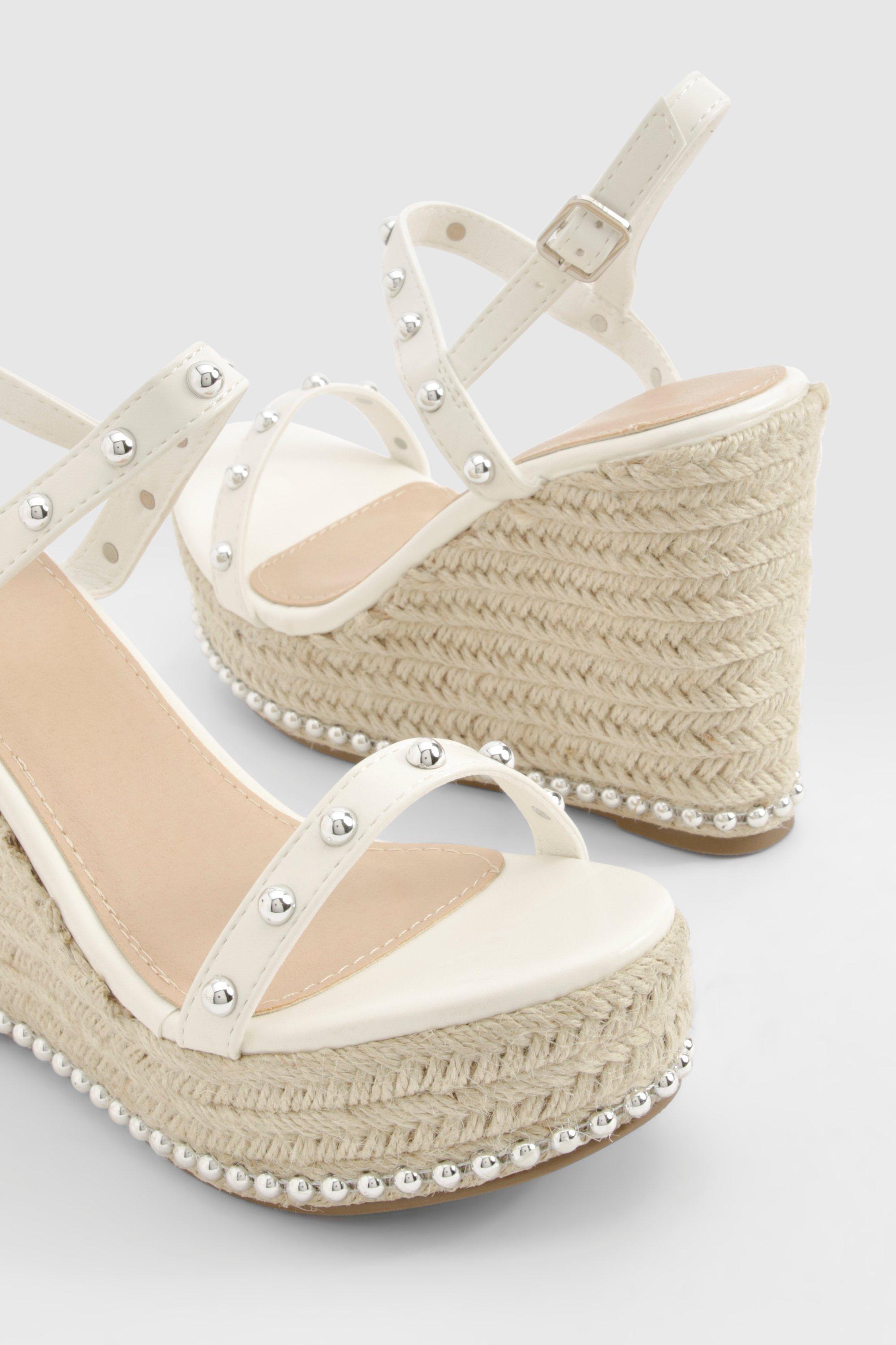 White wide fit espadrilles discount