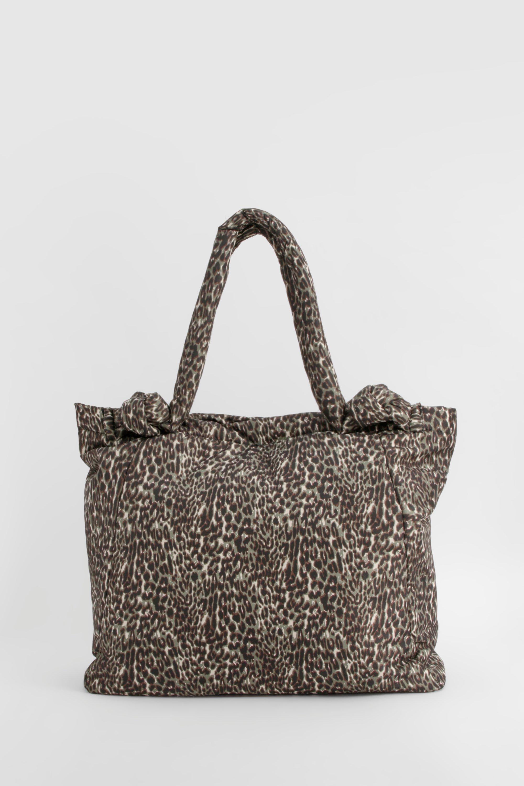 Boohoo leopard print bag sale