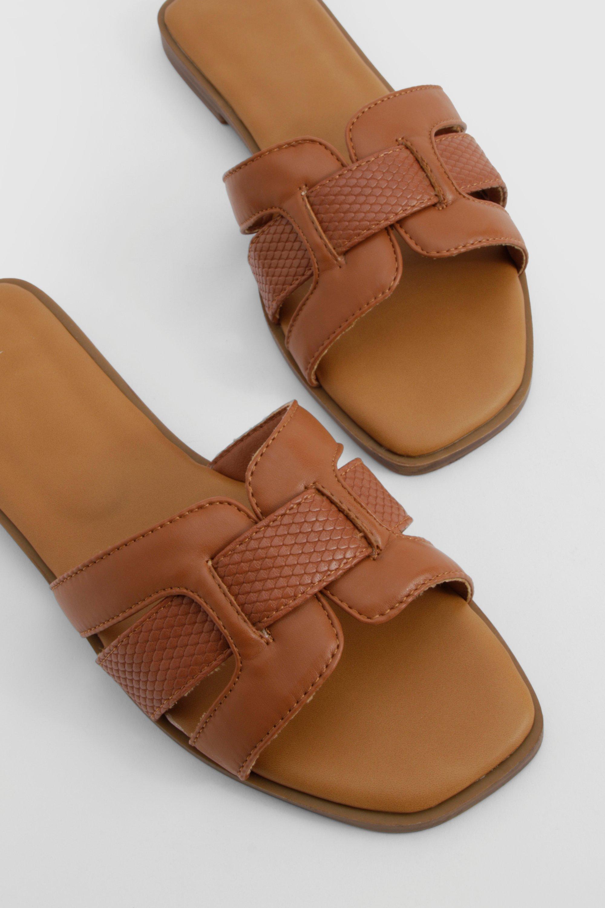 Tan woven mules clearance