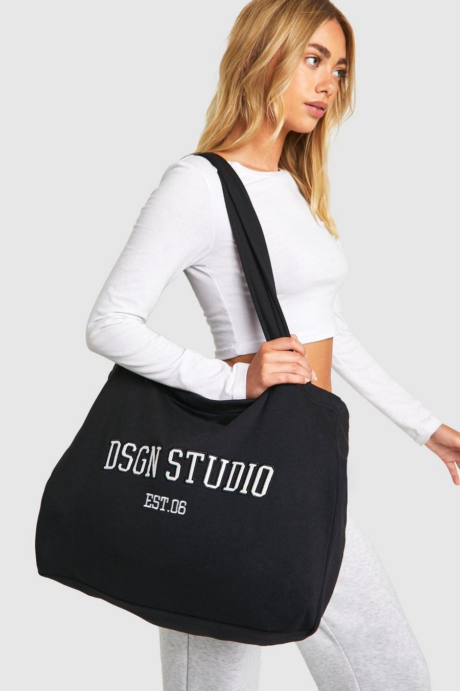 Black Applique Dsgn Studio Tote Bag