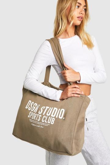 Dsgn Studio Sports Club Tote Bag washed khaki