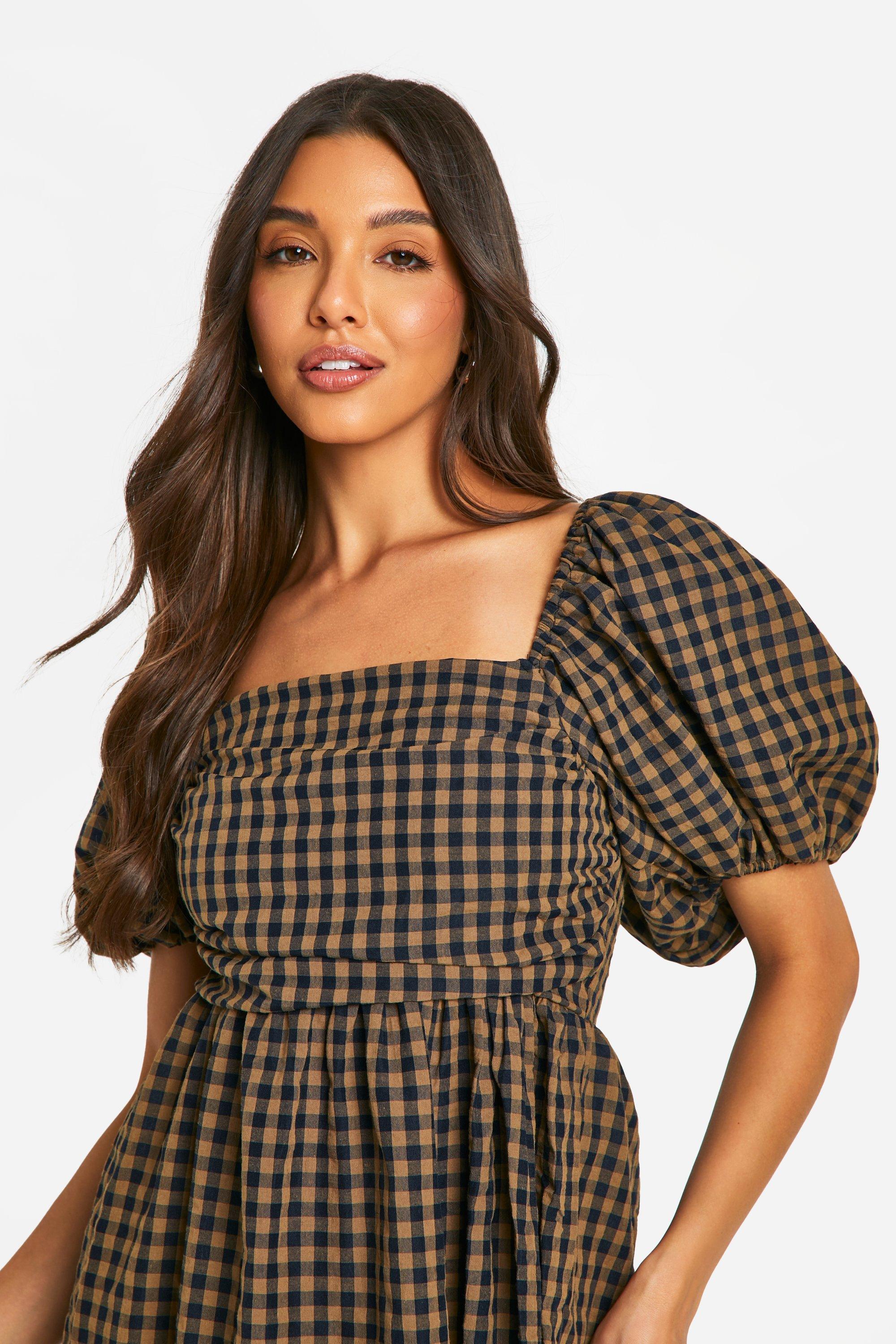 Boohoo gingham fashion