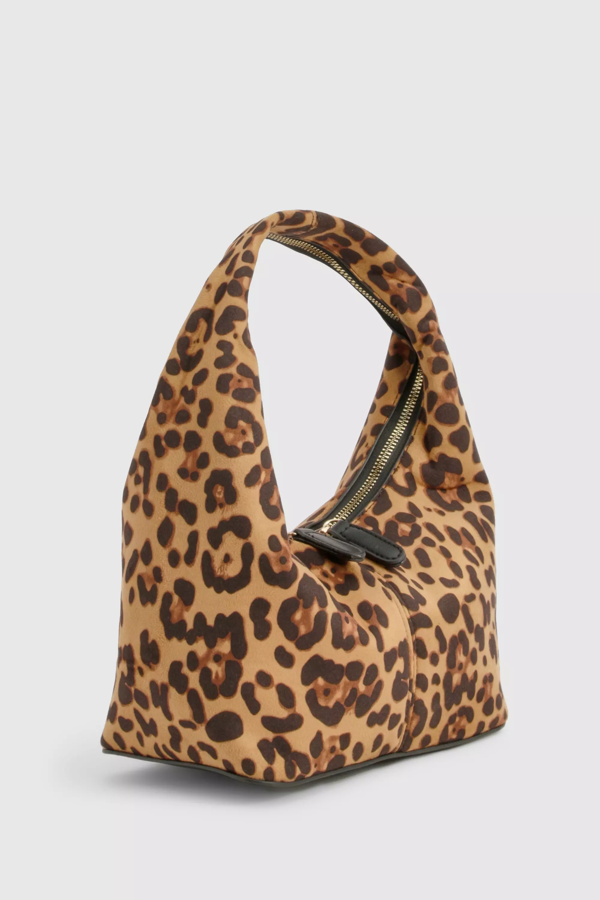 Leopard print slouch bag deals