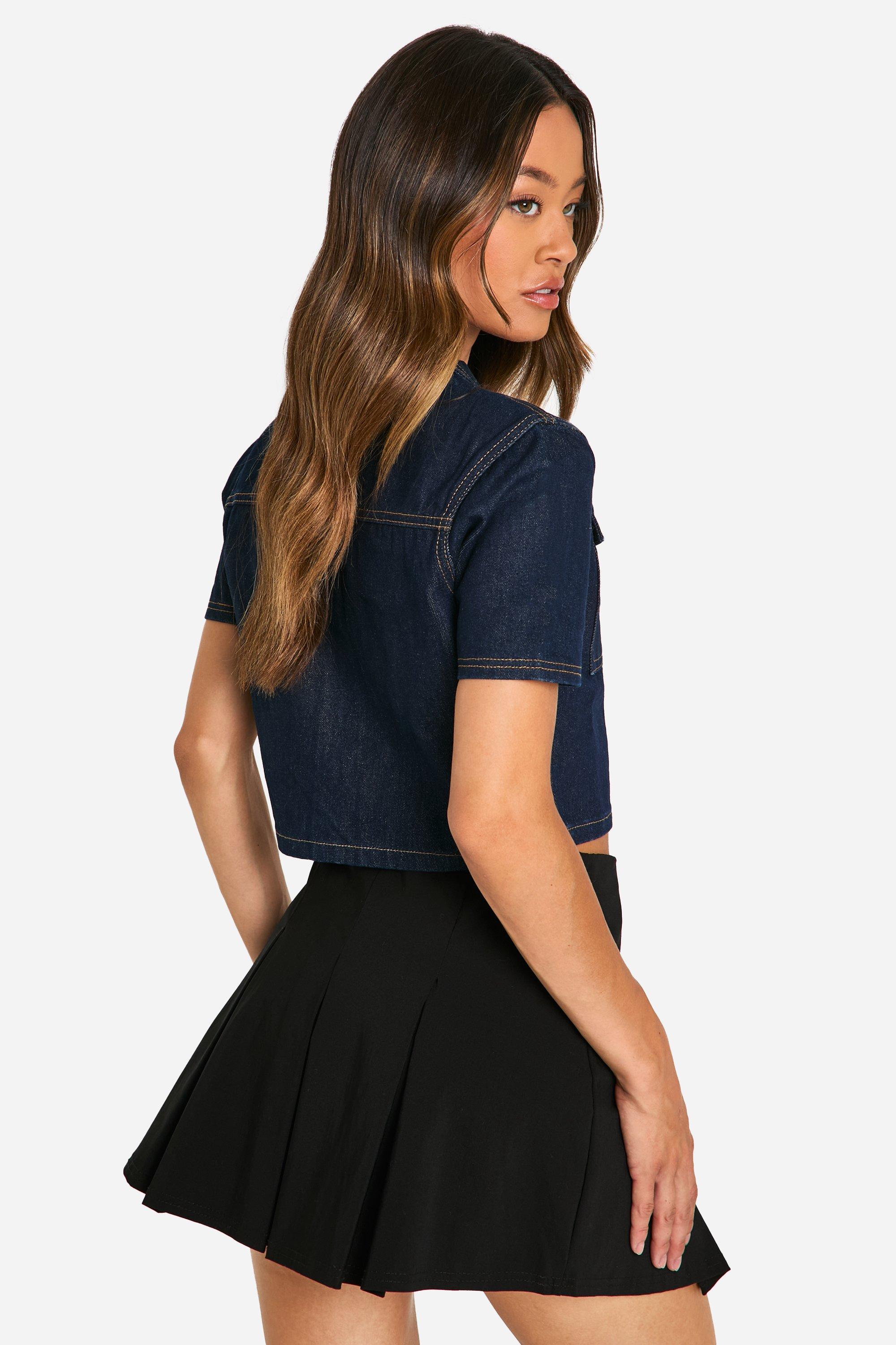 シャツ IONSEOUL Crop Denim Shirt BBU579 06929068400-p.jpg?ts=