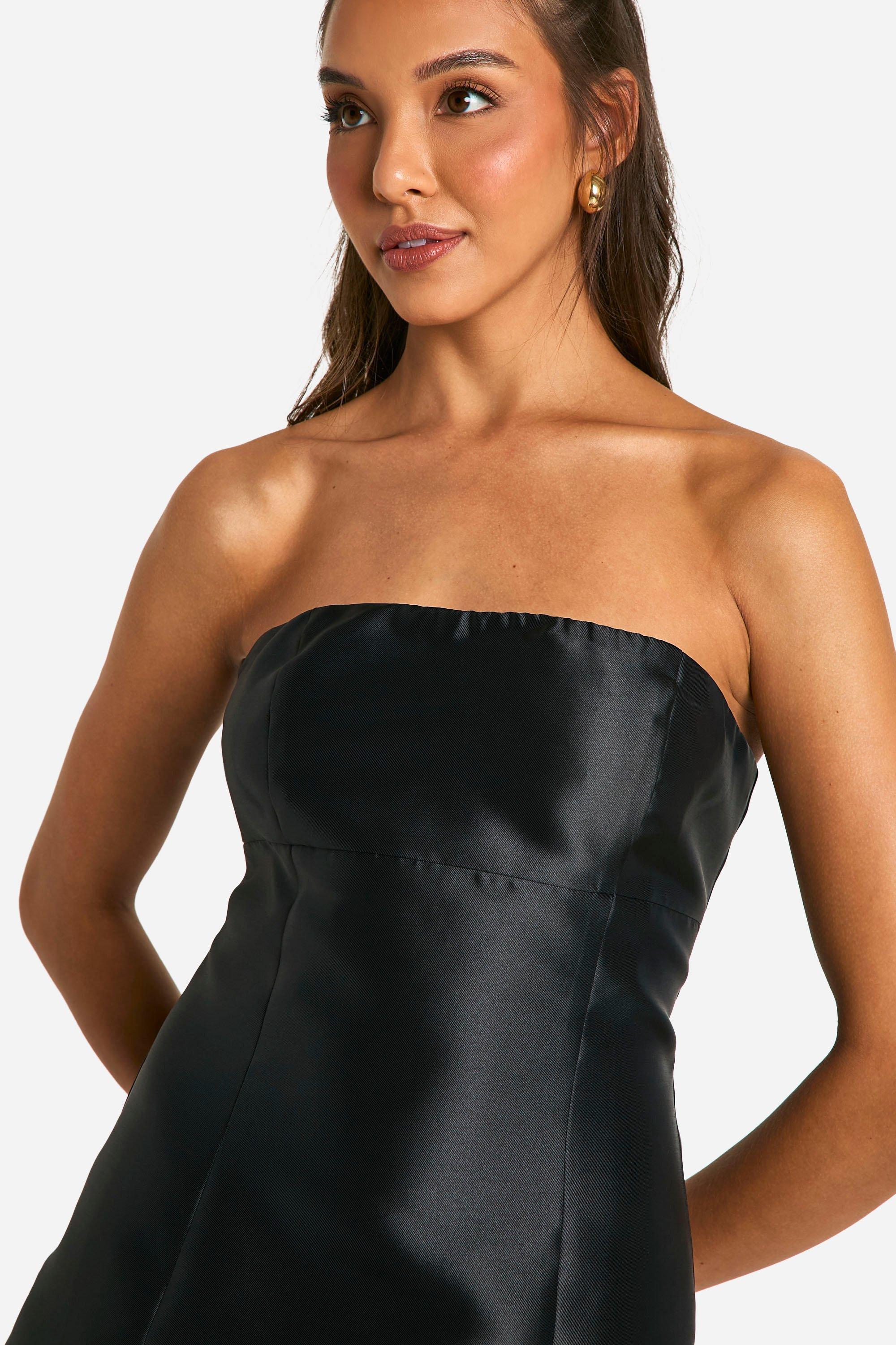 Mini robe bustier best sale