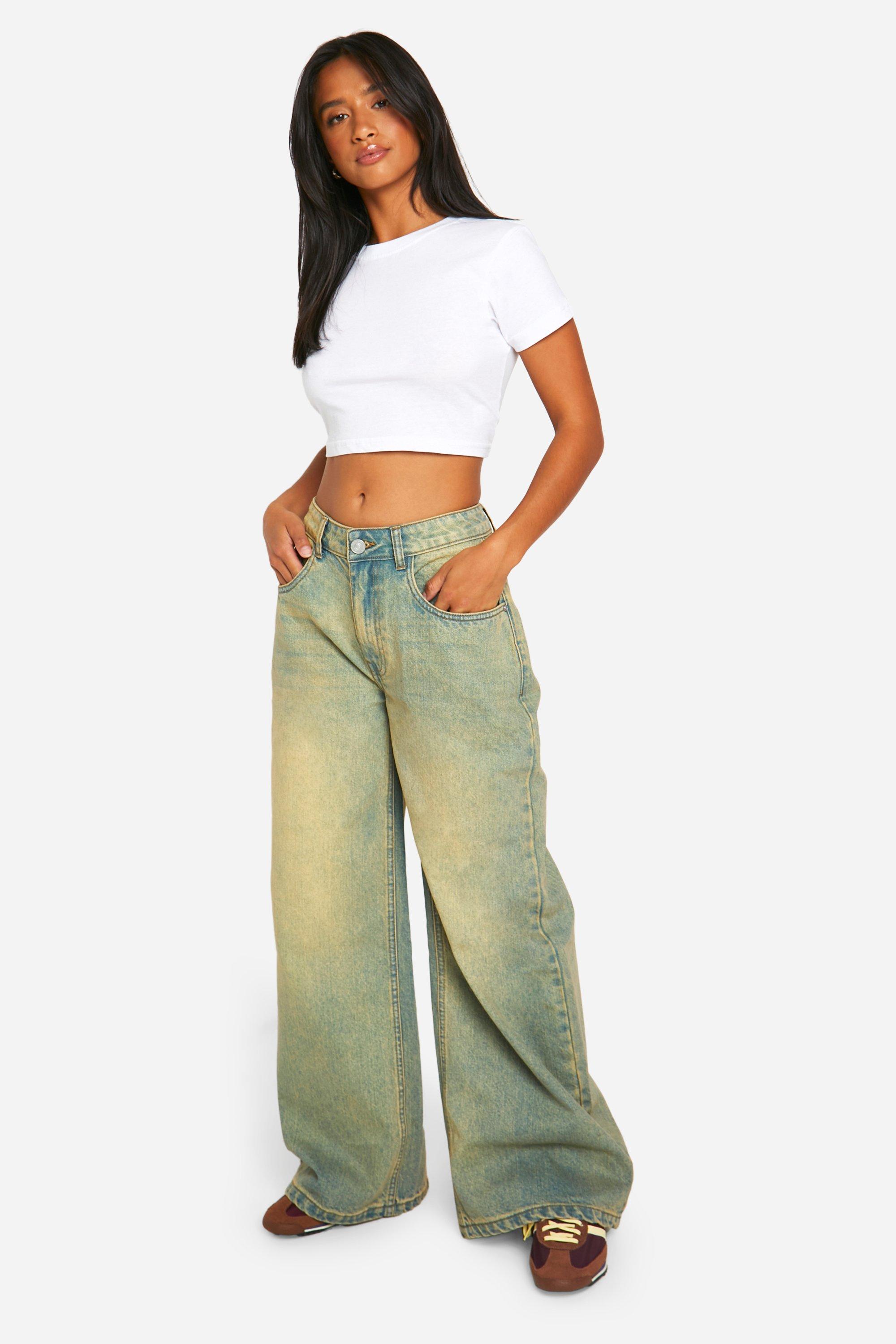 Jeans color sabbia store